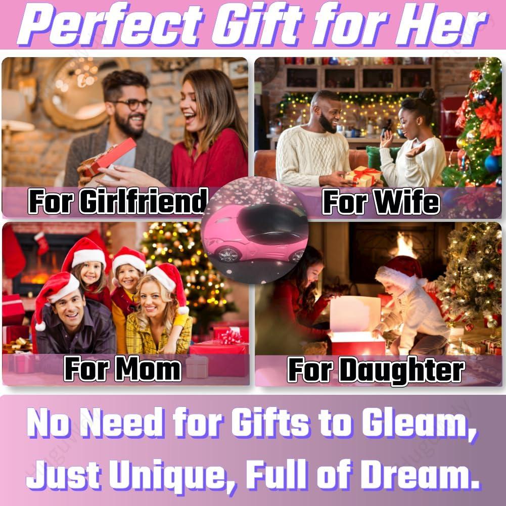 Ratón Inalámbrico Rosa HuGuWdy 2.4G Óptico 1600DPI