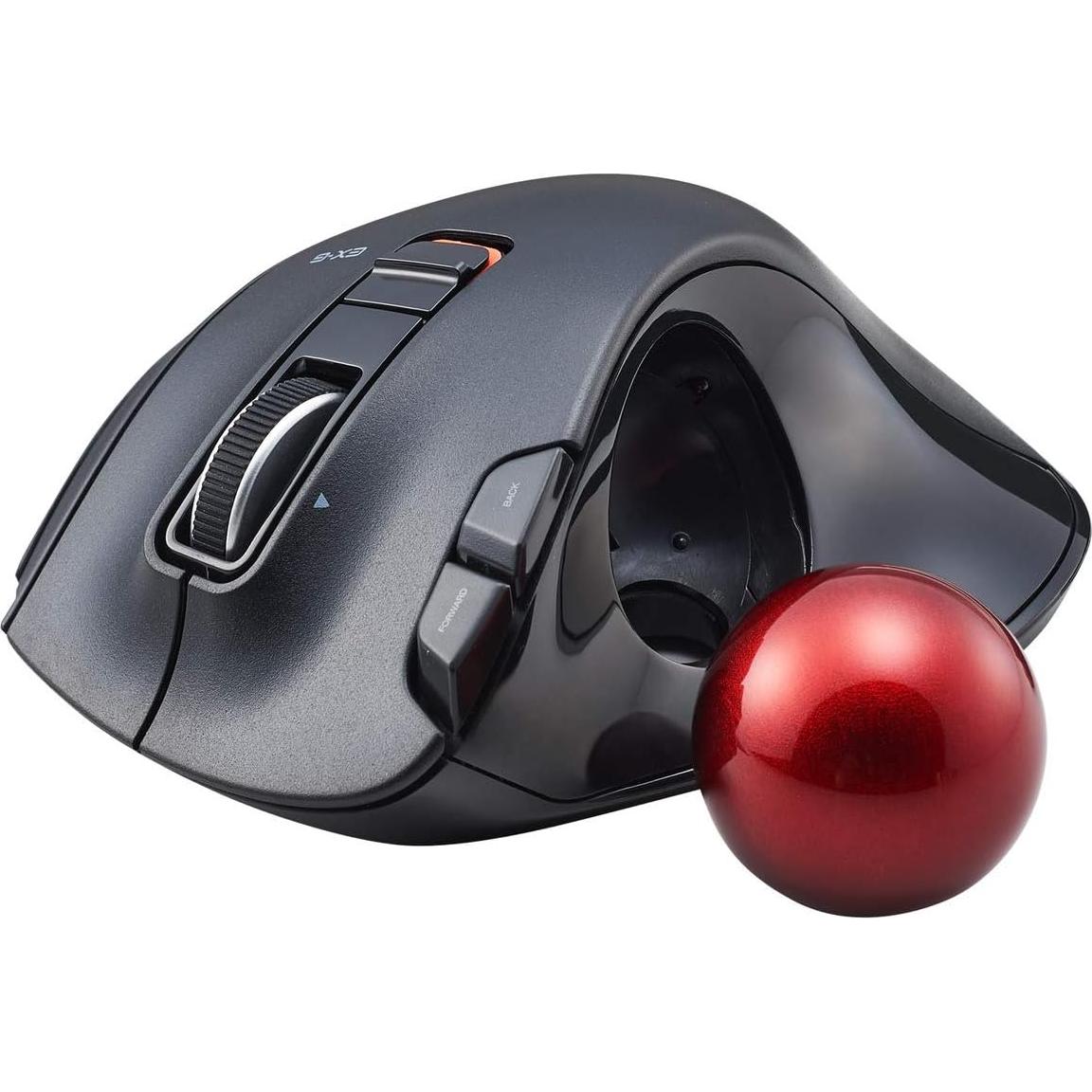 Ratón Trackball Inalámbrico ELECOM EX-G, Ergonómico, 6 Botones