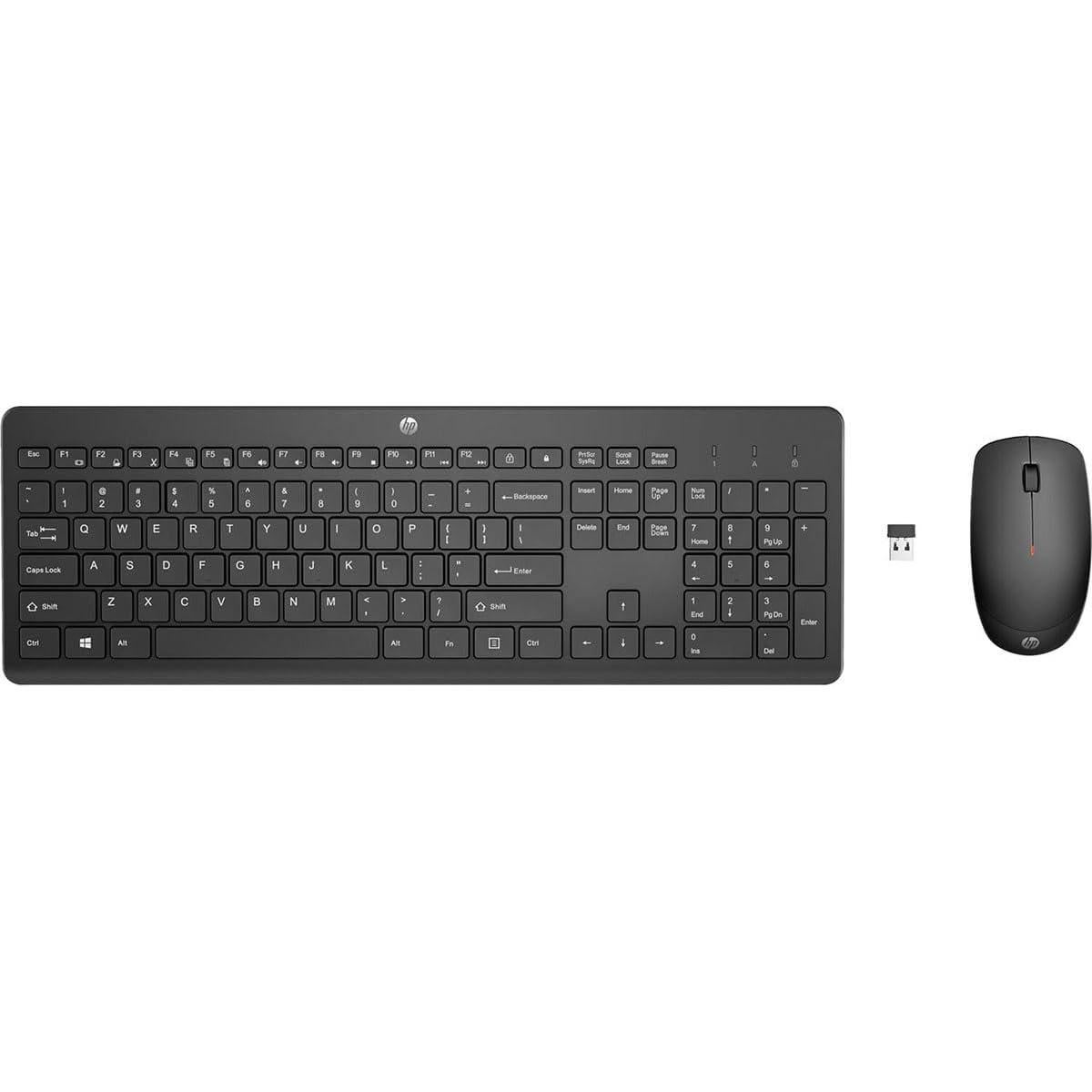 Combo Teclado y Ratón Inalámbrico HP - Chiclet, 2.4GHz, 16 meses