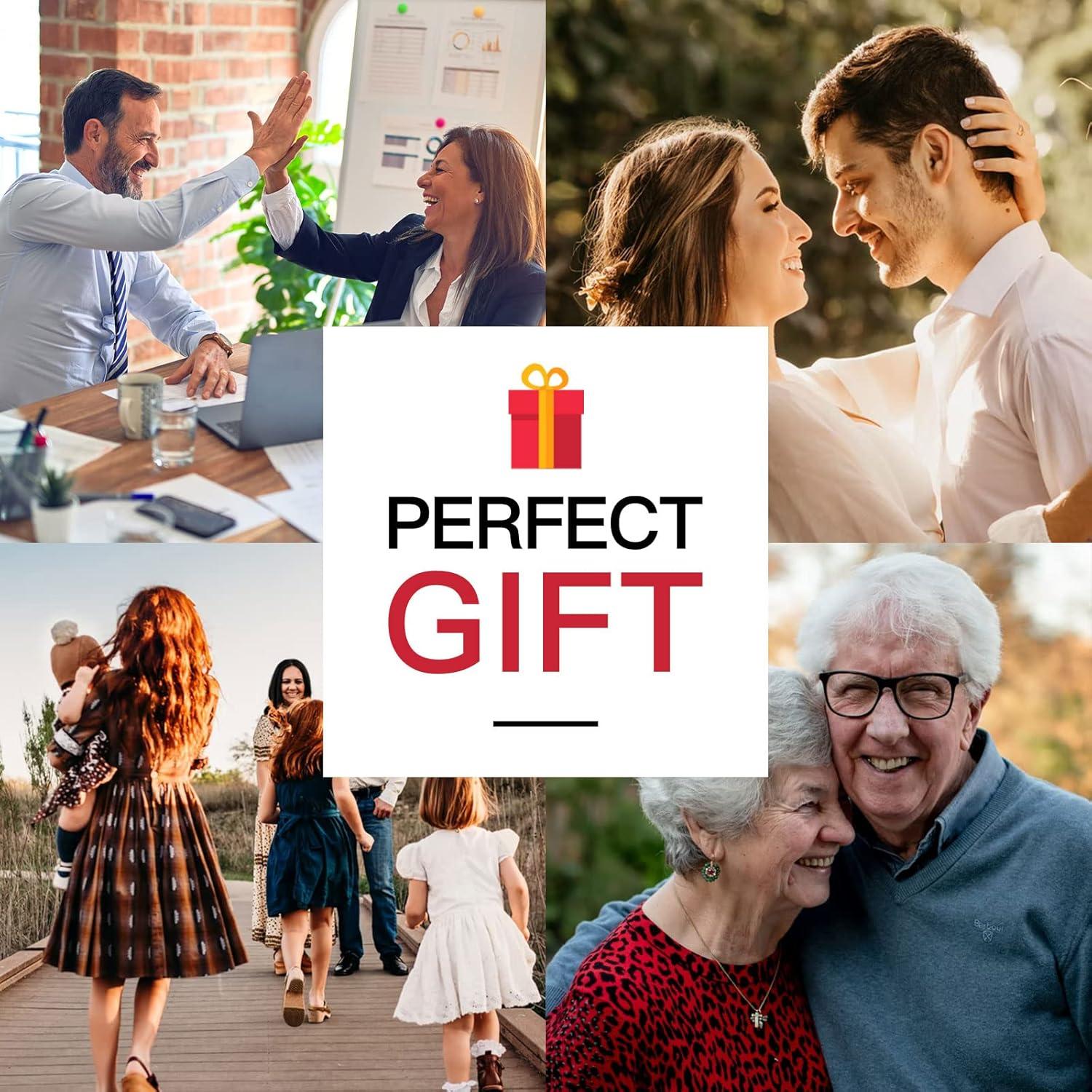 Billetera Slim YESIIW Negra para Hombres con Bloqueo RFID