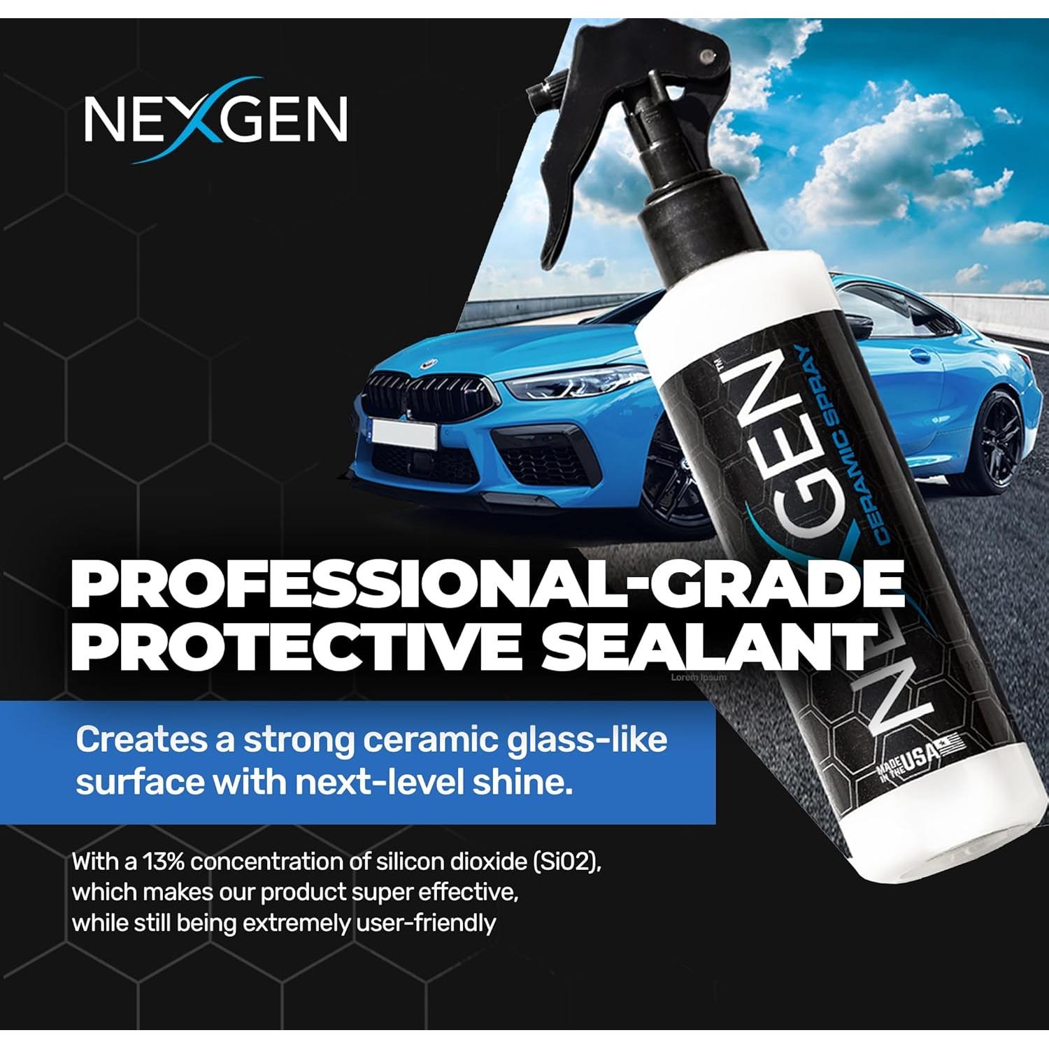 Nexgen Spray Cerámico 226g - Protector para Autos y Más