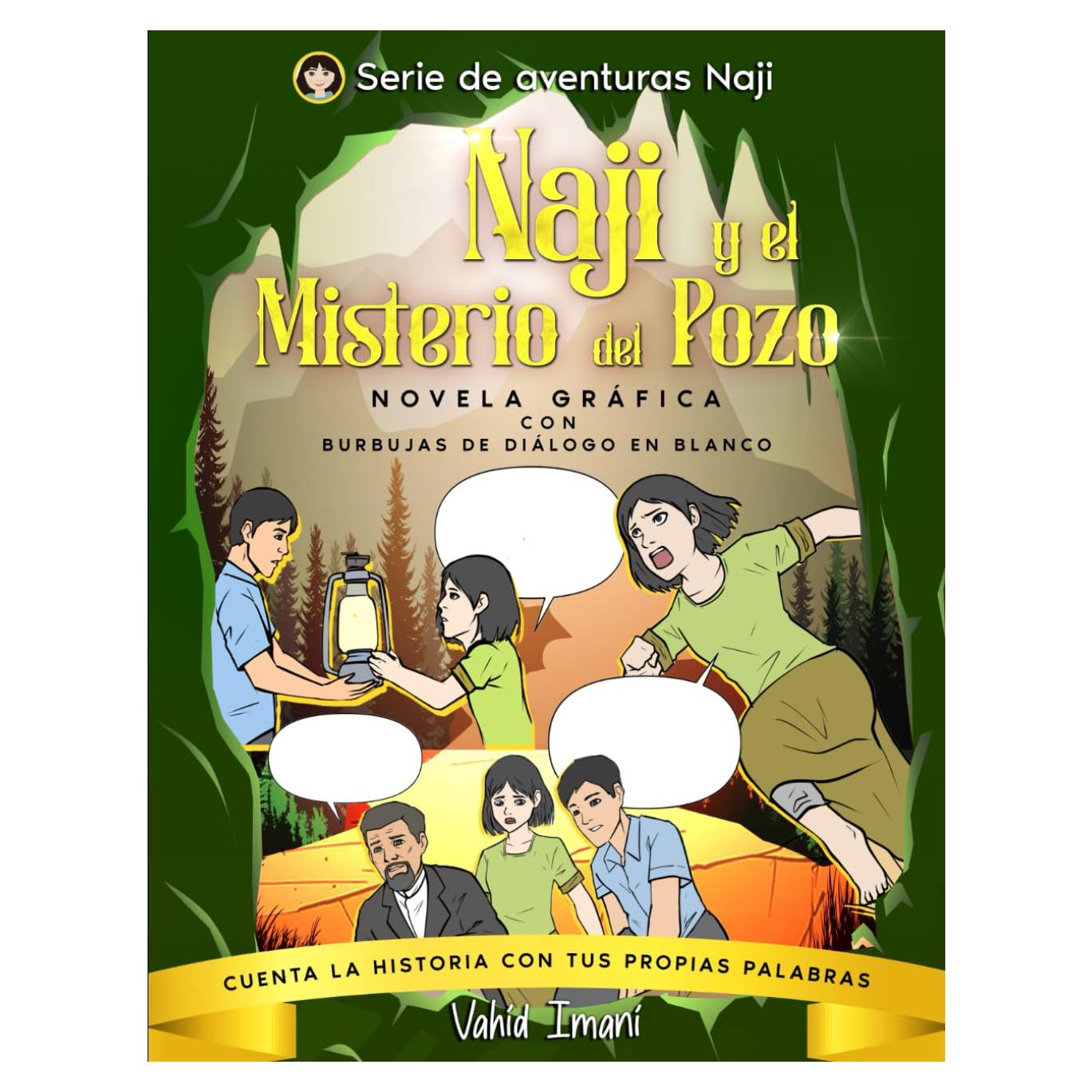 Naji y el misterio del pozo: Novela gráfica Con burbujas de diálogo en blanco (Spanish Edition)