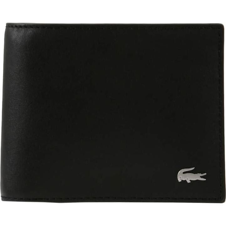 Cartera Billfold Pequeña Lacoste NH1115FG Cuero Negro