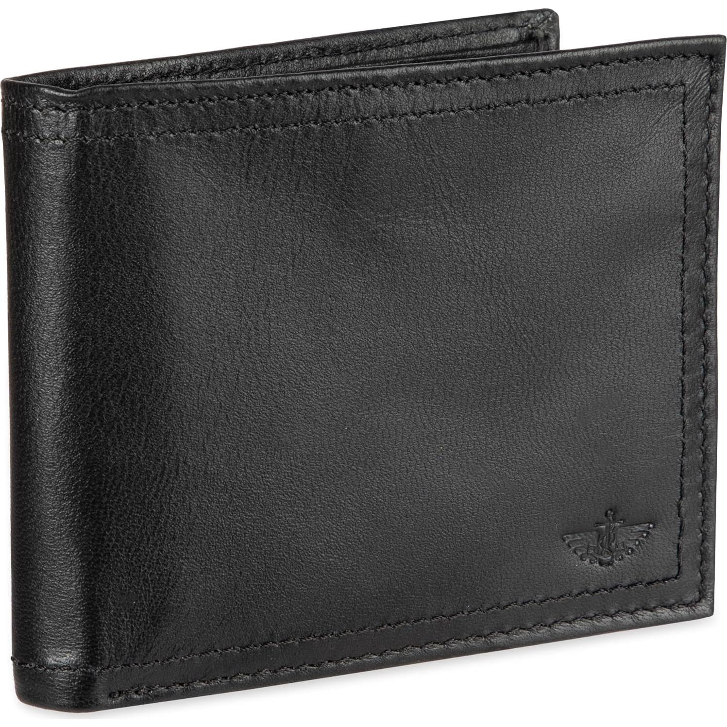 Billetera Bifold de Cuero Dockers para Hombre - Slimfold RFID