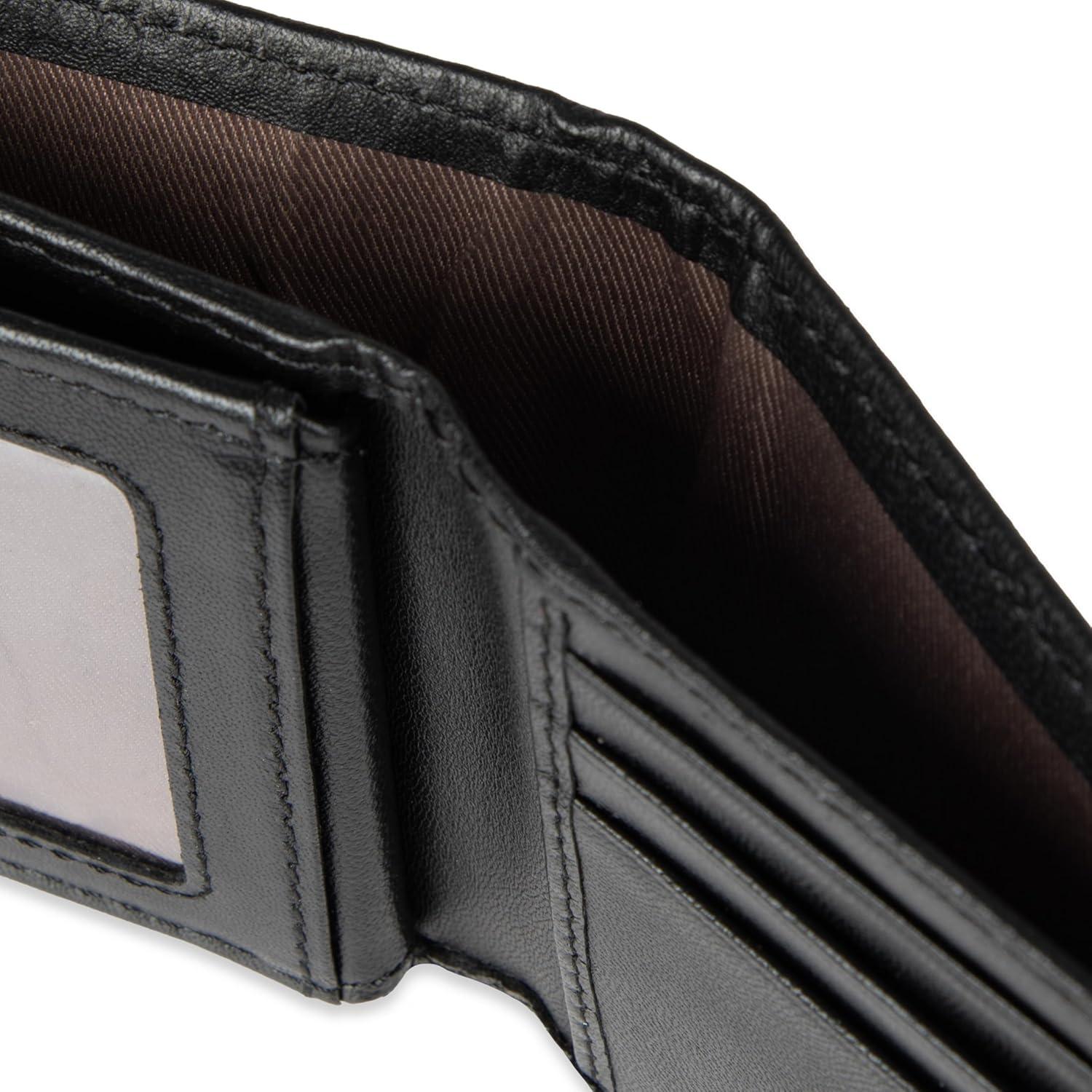 Billetera Bifold de Cuero Dockers para Hombre - Slimfold RFID
