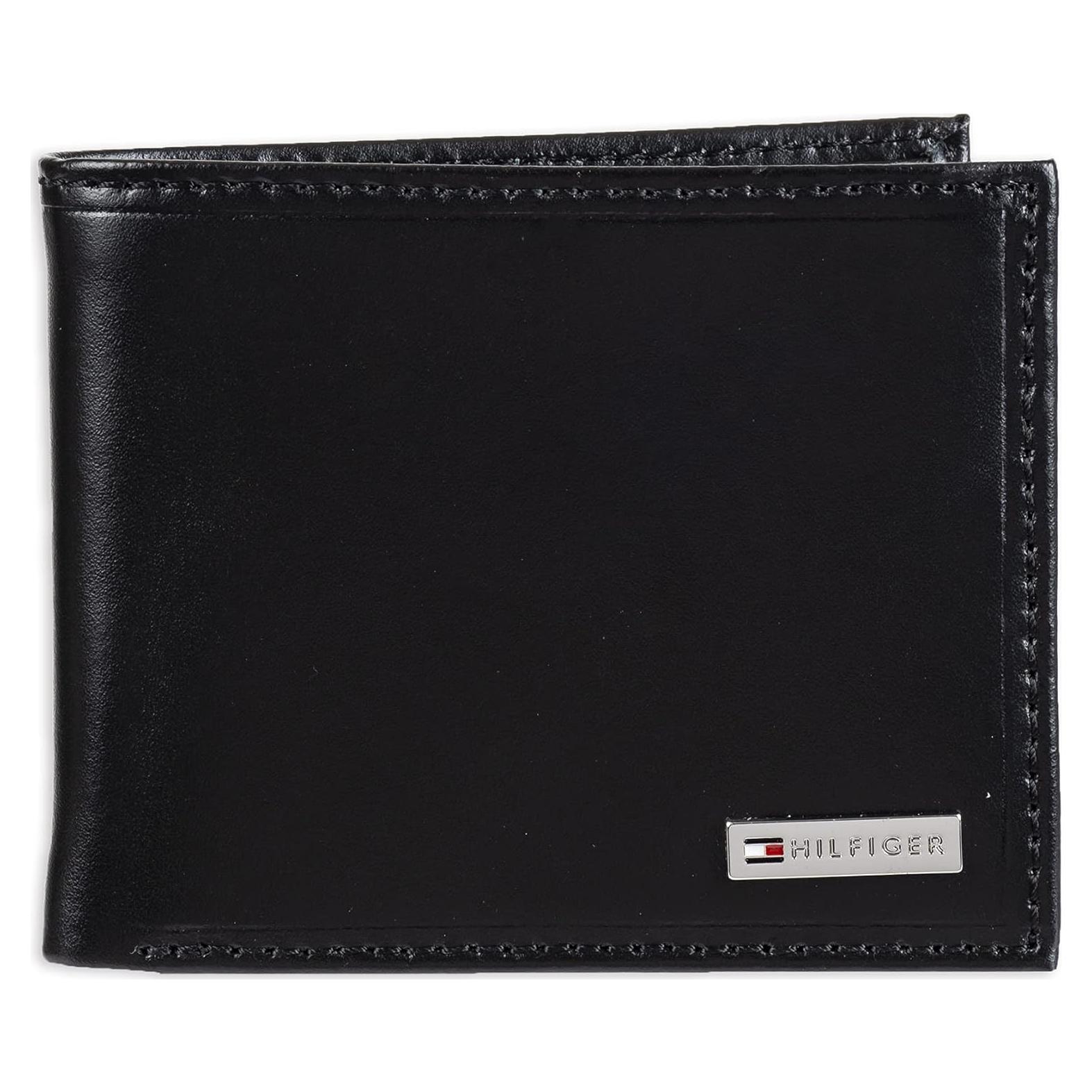 Cartera Bifold Hombre Tommy Hilfiger Negra con Ventana ID