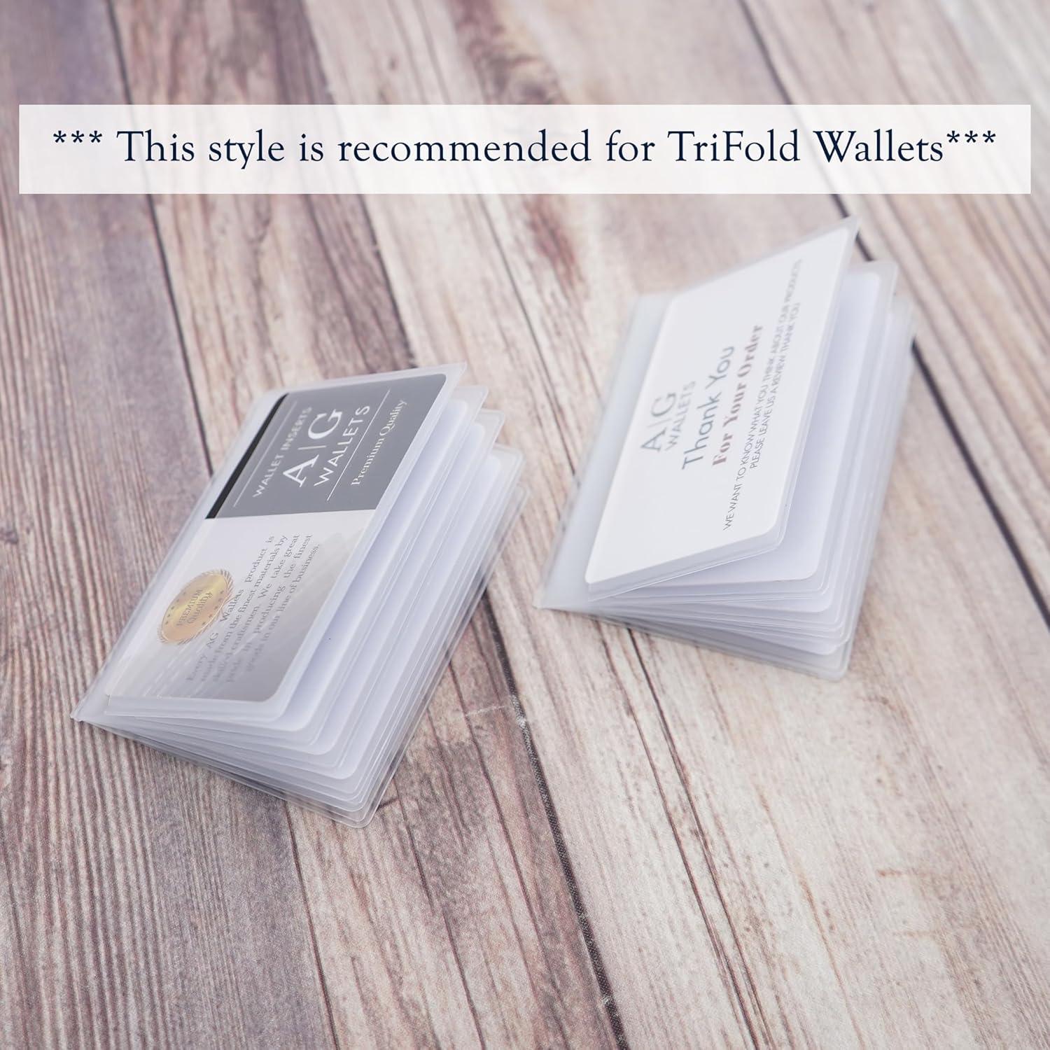 Conjunto de Inserciones para Billetera AG Trifold 6 Páginas