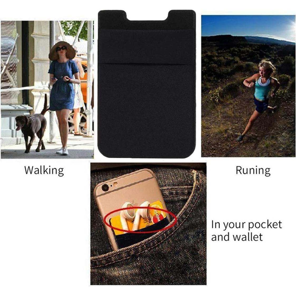 2Pack Soporte Adhesivo para Tarjetas Fulgamo - Negro