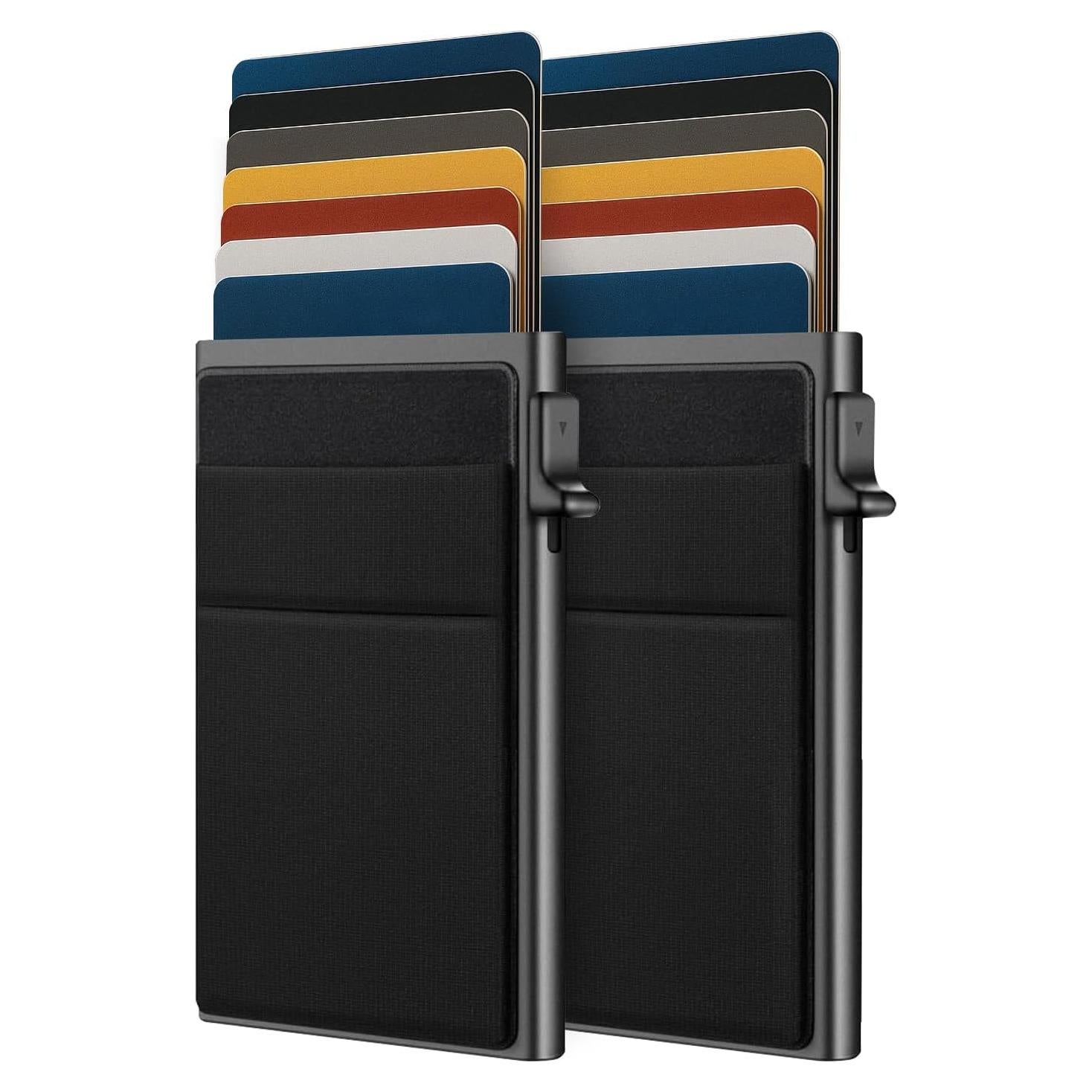 Billetera Metálica Ultra Delgado Errjinhao con Bloqueo RFID