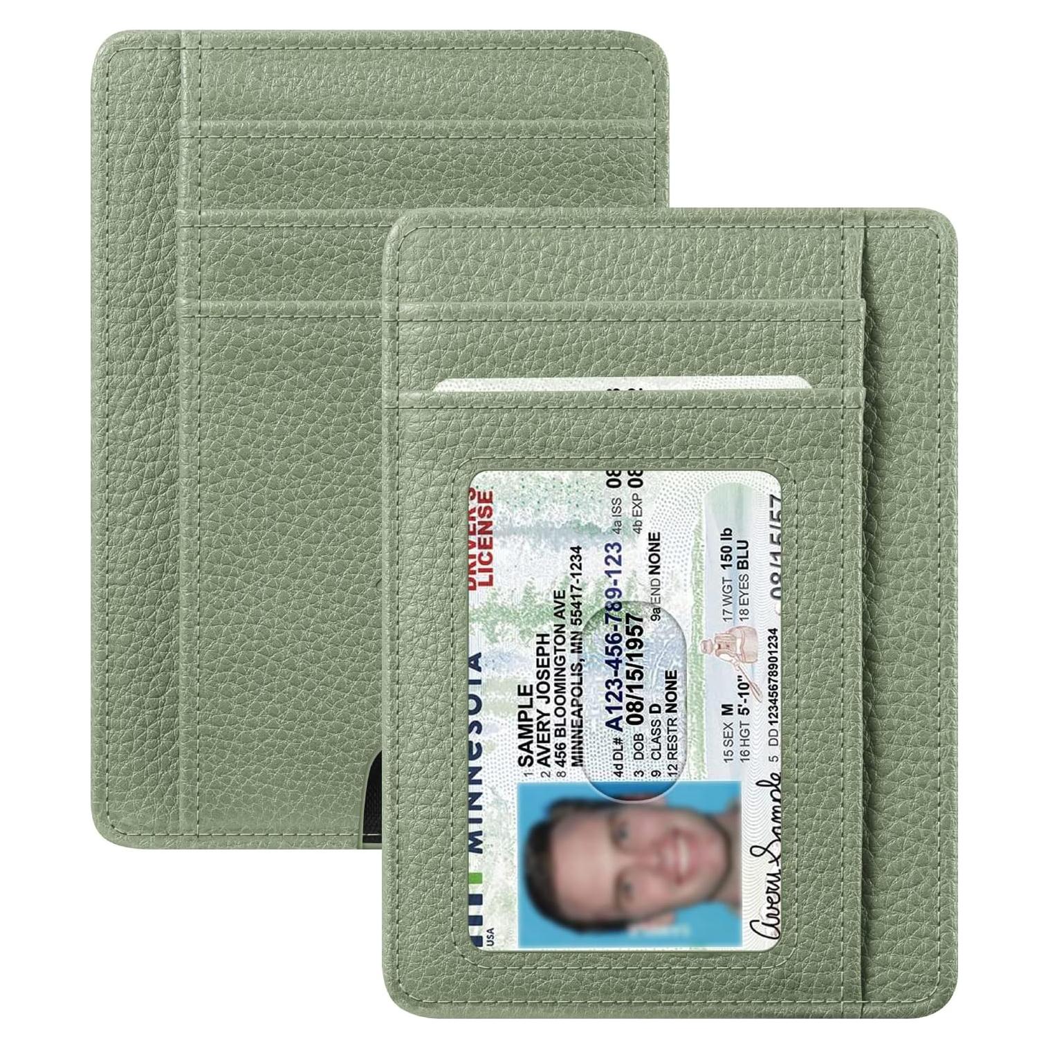 Billetera delgada Fintie con bloqueo RFID para hombre y mujer