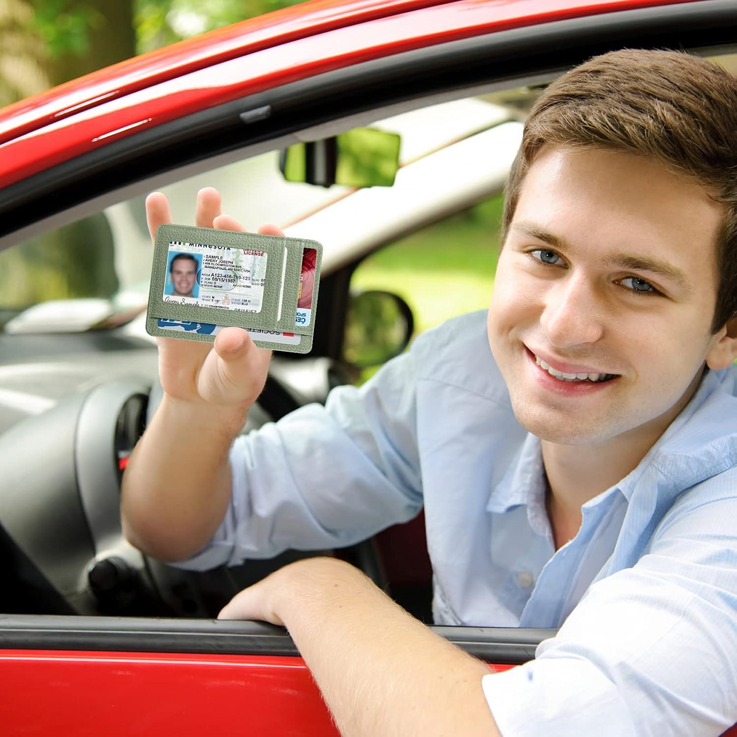 Billetera delgada Fintie con bloqueo RFID para hombre y mujer