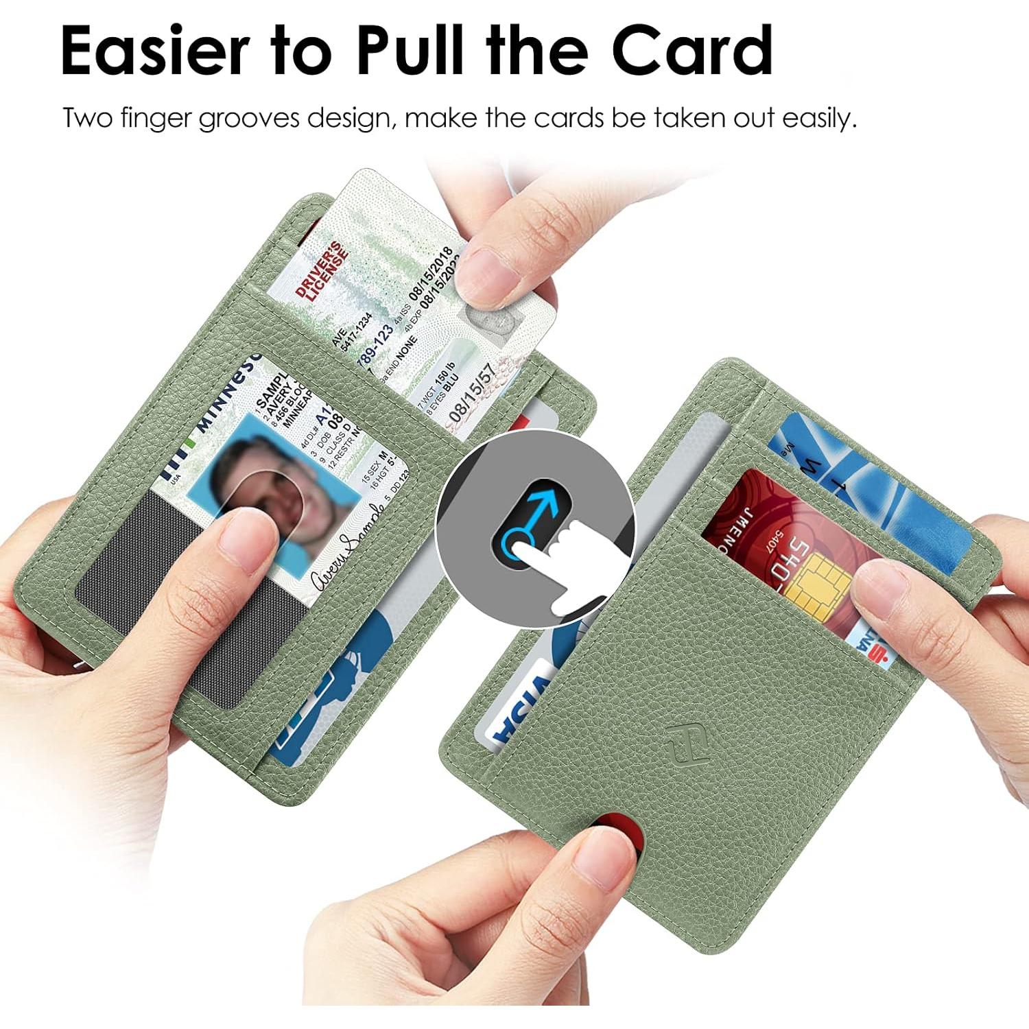 Billetera delgada Fintie con bloqueo RFID para hombre y mujer