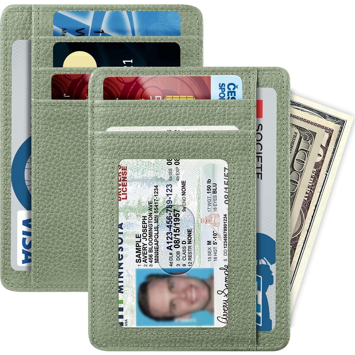 Billetera delgada Fintie con bloqueo RFID para hombre y mujer