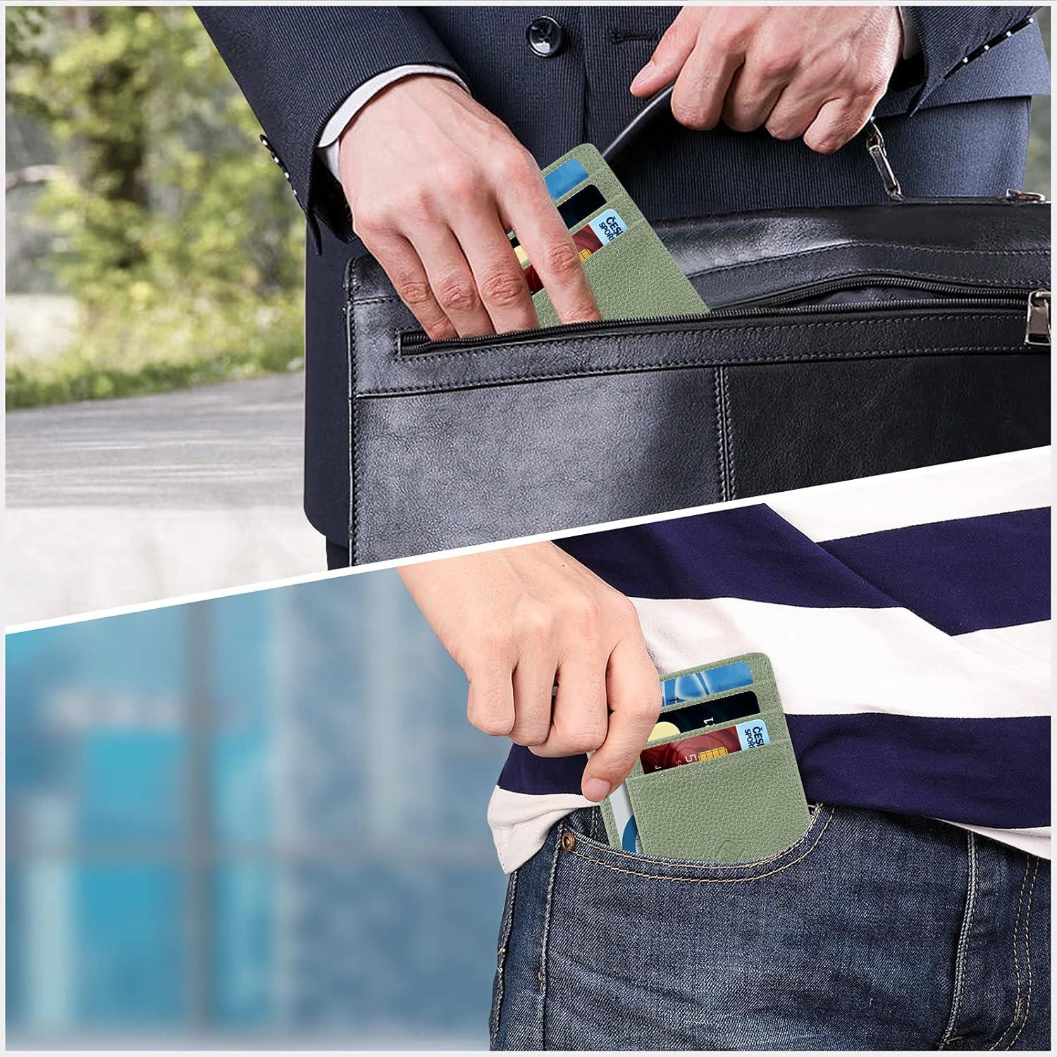 Billetera delgada Fintie con bloqueo RFID para hombre y mujer