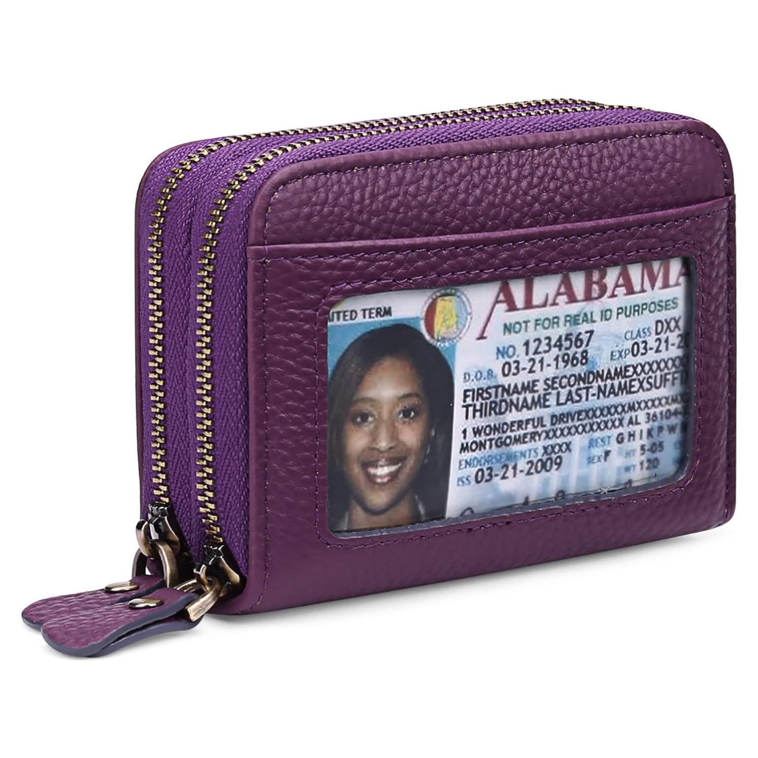 Cartera Pequeña GOIACII de Cuero Genuino con Bloqueo RFID