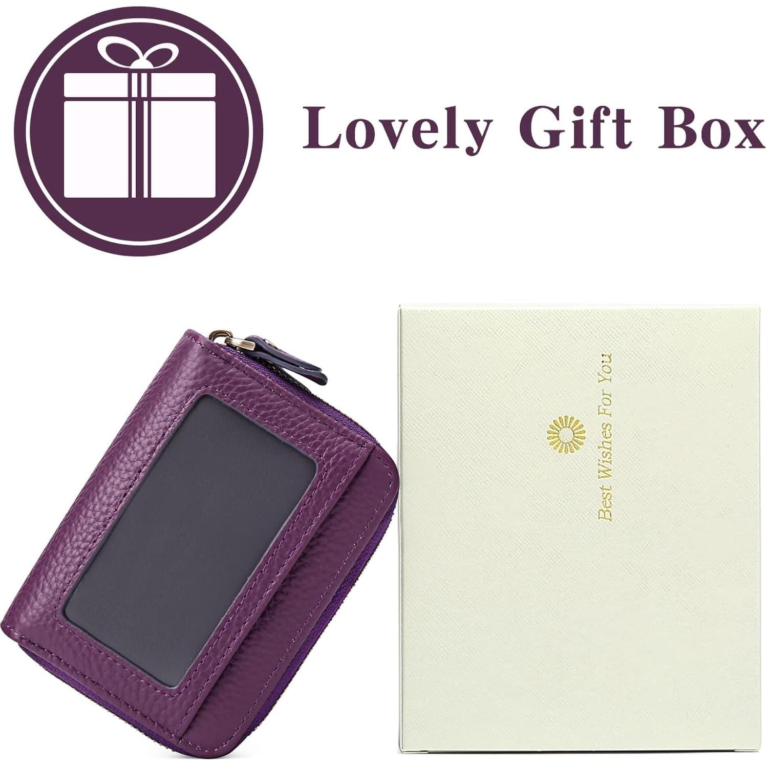 Cartera Pequeña GOIACII de Cuero Genuino con Bloqueo RFID