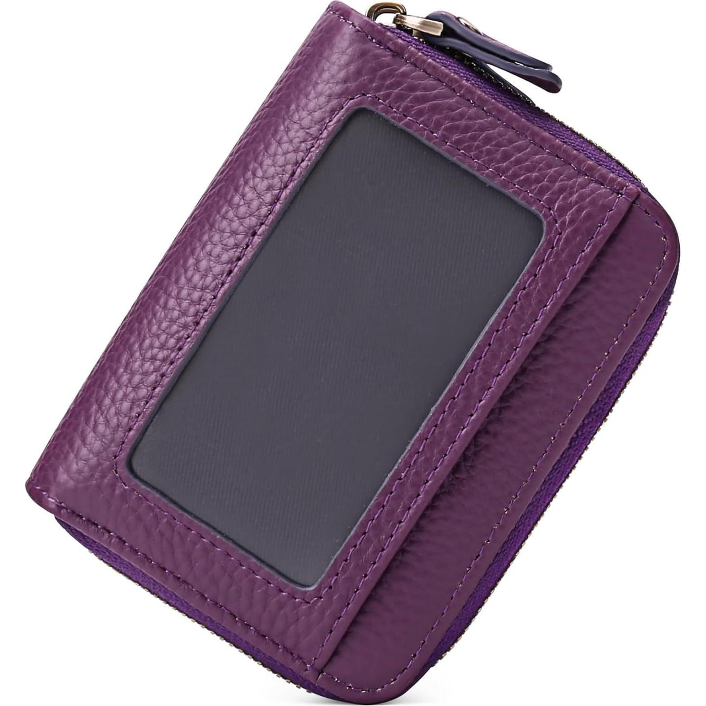 Cartera Pequeña GOIACII de Cuero Genuino con Bloqueo RFID