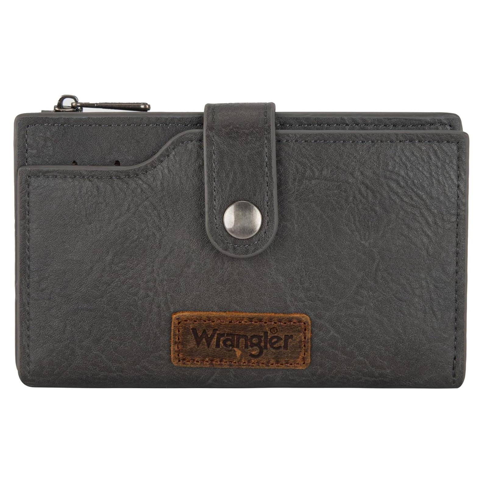Billetera Bifold Slim Wrangler para Mujeres - Cuero Vegano