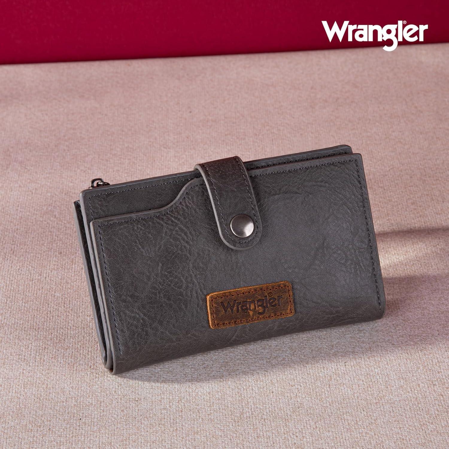 Billetera Bifold Slim Wrangler para Mujeres - Cuero Vegano