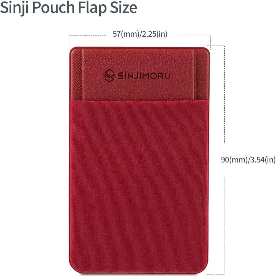 Soporte Adhesivo para Tarjetas Sinjimoru Rojo - Cartera para Teléfono