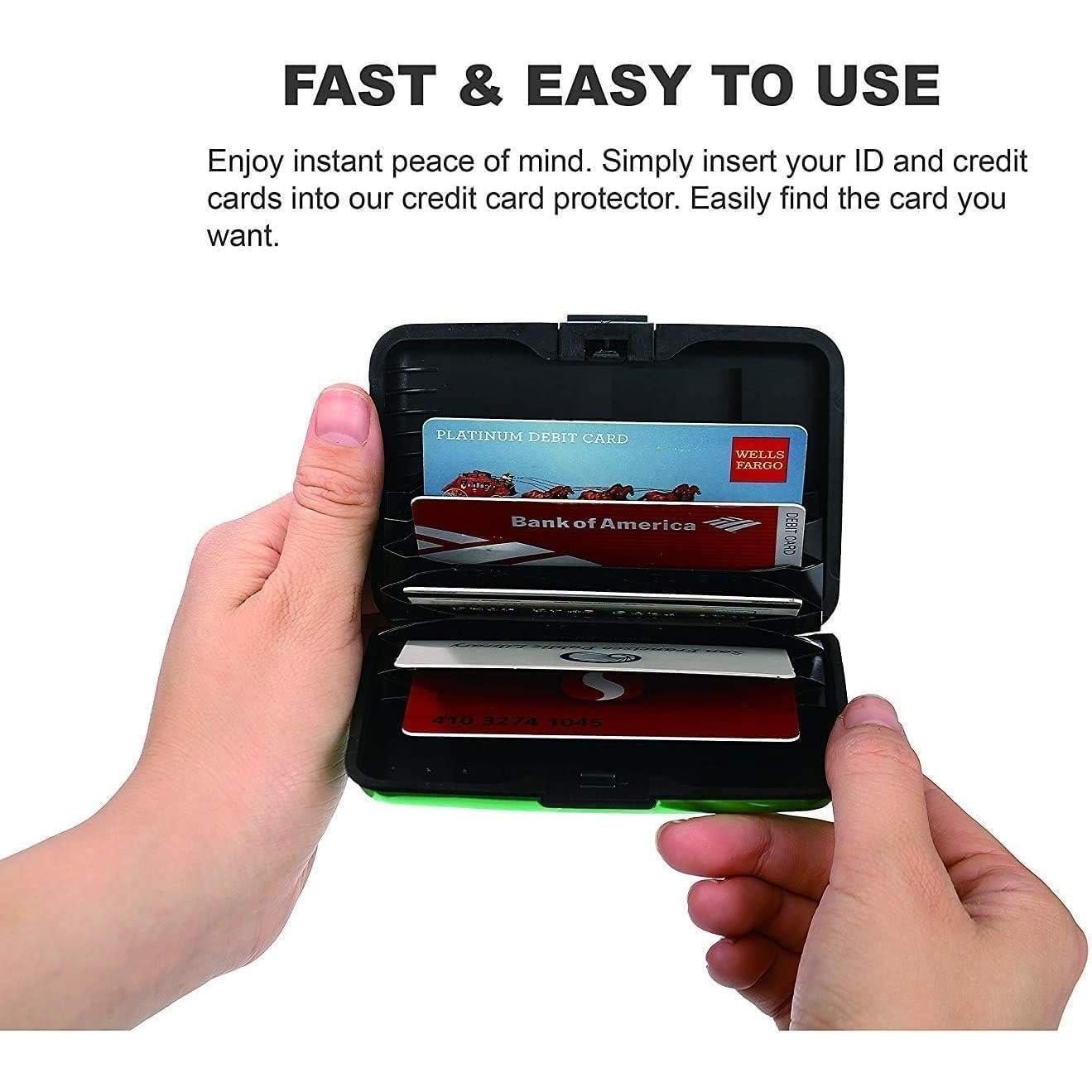 Protector de Tarjeta de Crédito RFID Aluminio IMAGILIVSPAS Negro