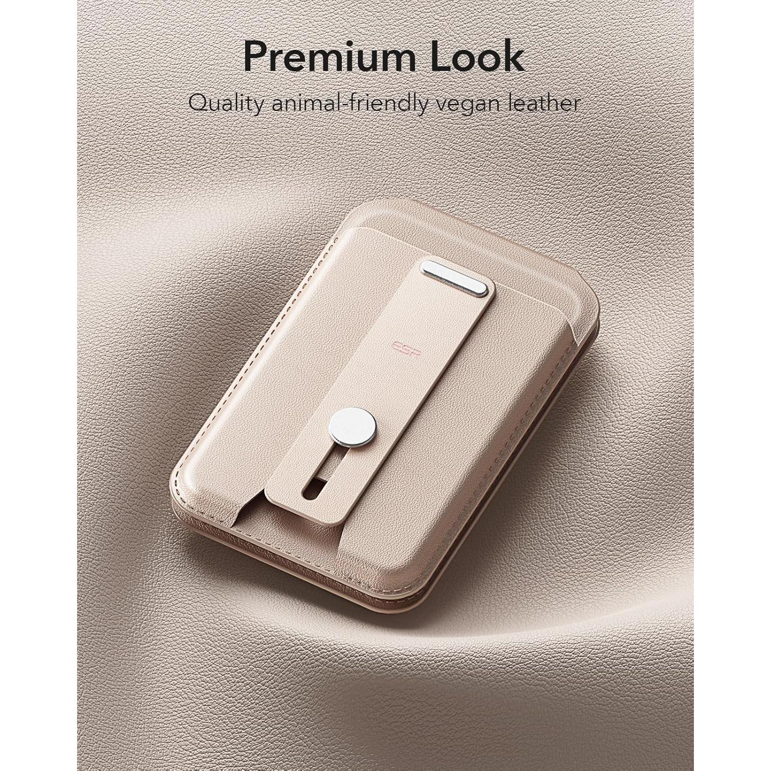 Cartera Aura MagSafe ESR Titanio Desértico para iPhone 12-16