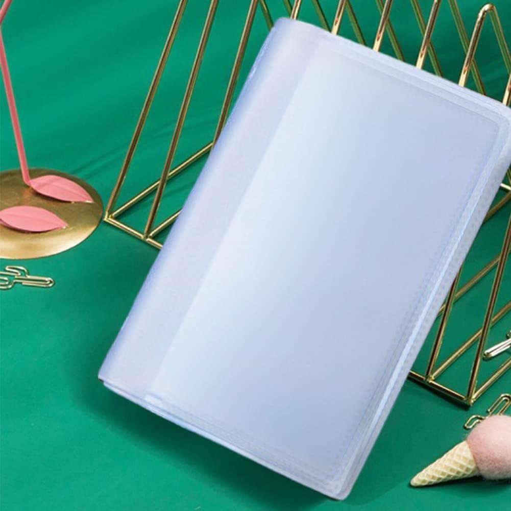 Portatarjetas Lxnoap 10 Páginas 20 Ranuras PVC Transparente