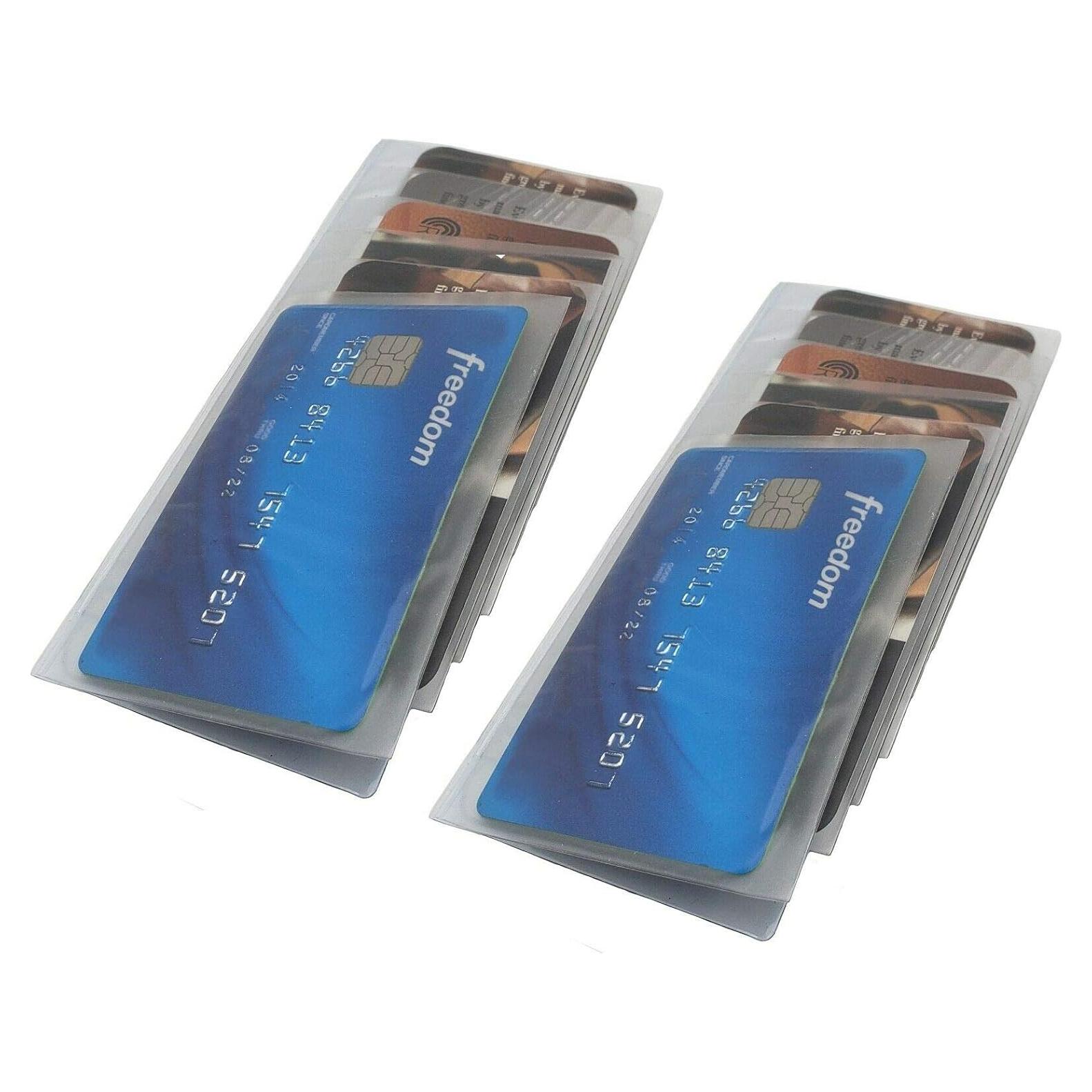 Juego de 2 Inserto Plástico Reemplazo Billeteras Cheques Ultra Delgado