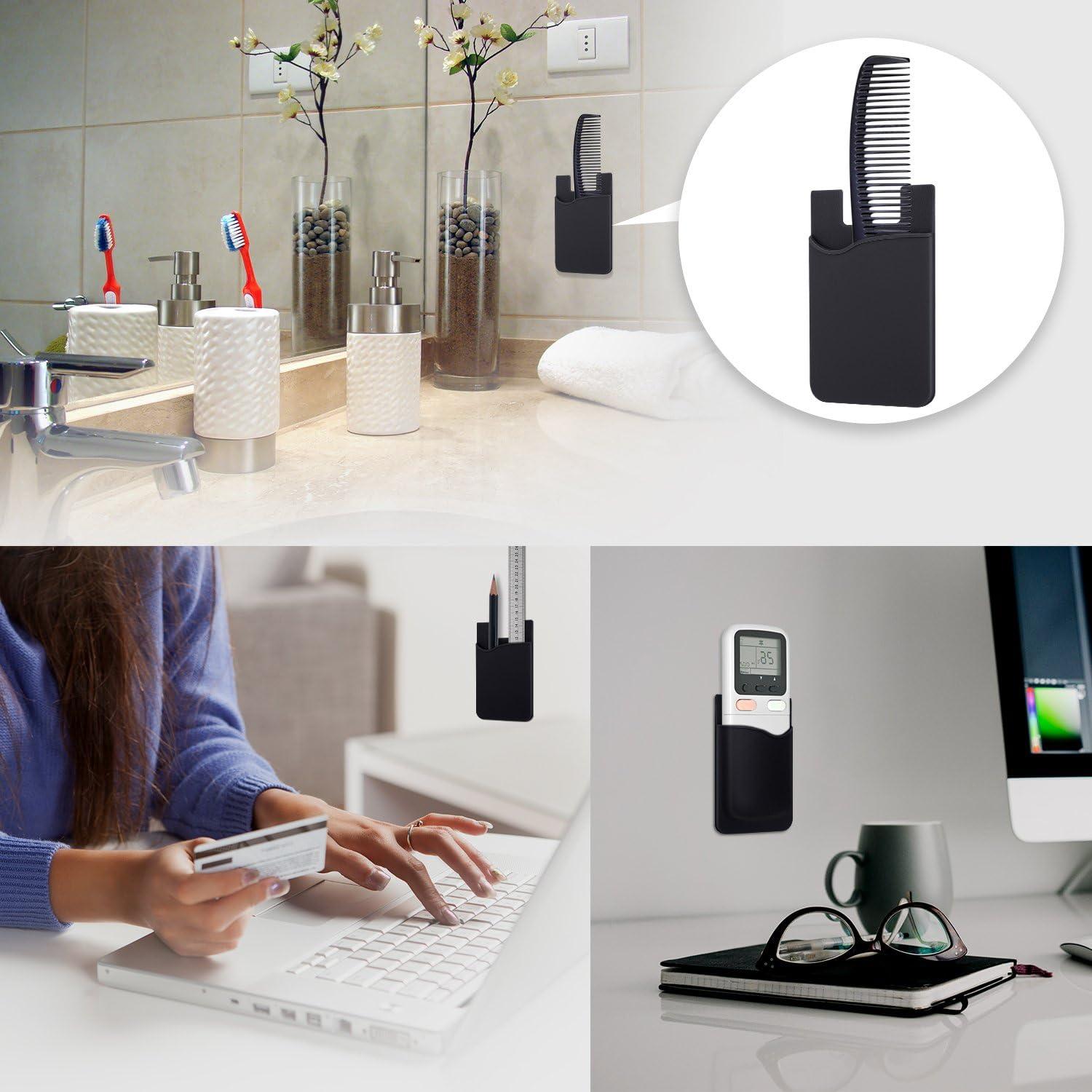 Soporte Adhesivo para Tarjetas Pofesun - 3 Fundas Silicona