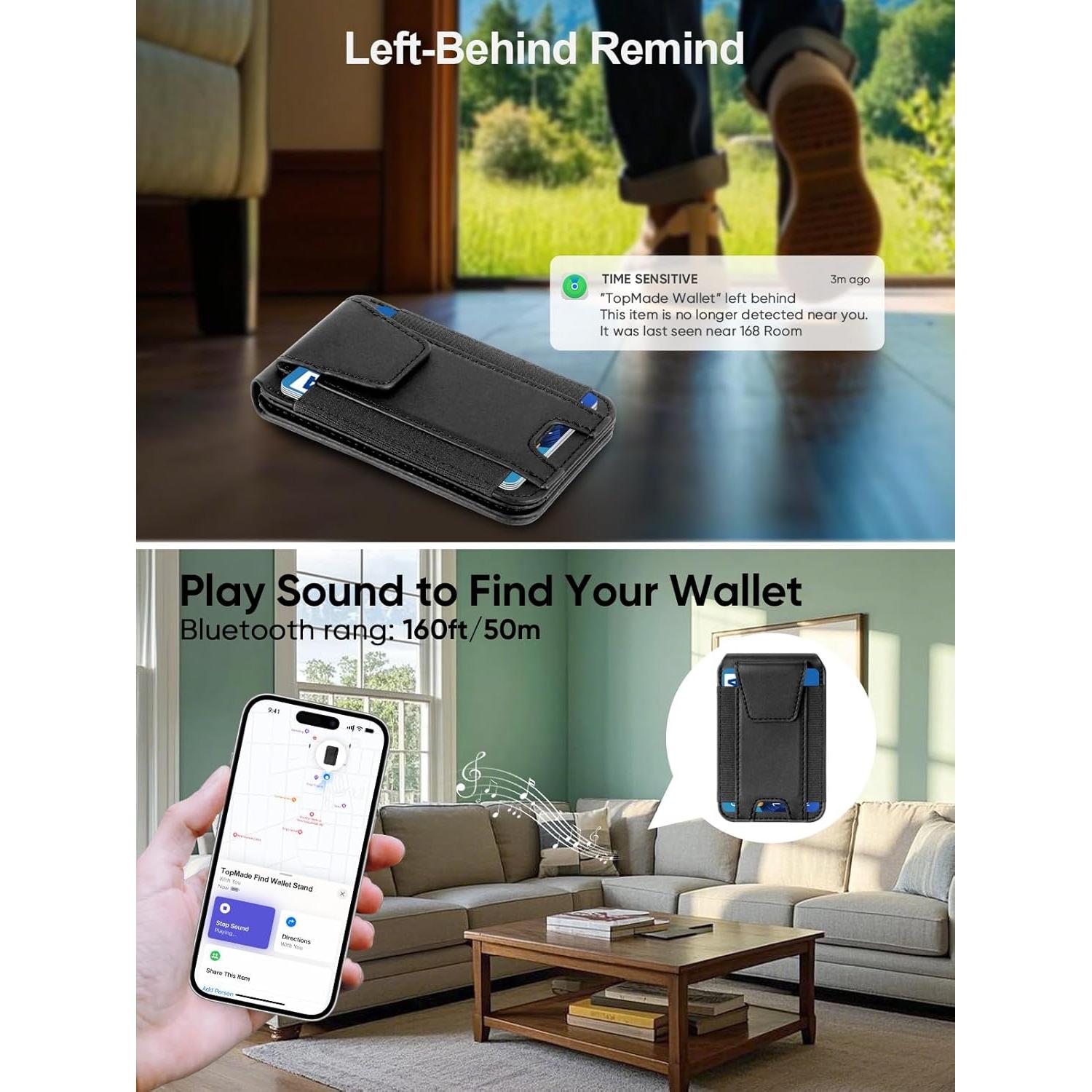 Cartera Magnética TopMade para Magsafe - Soporte 9 Tarjetas