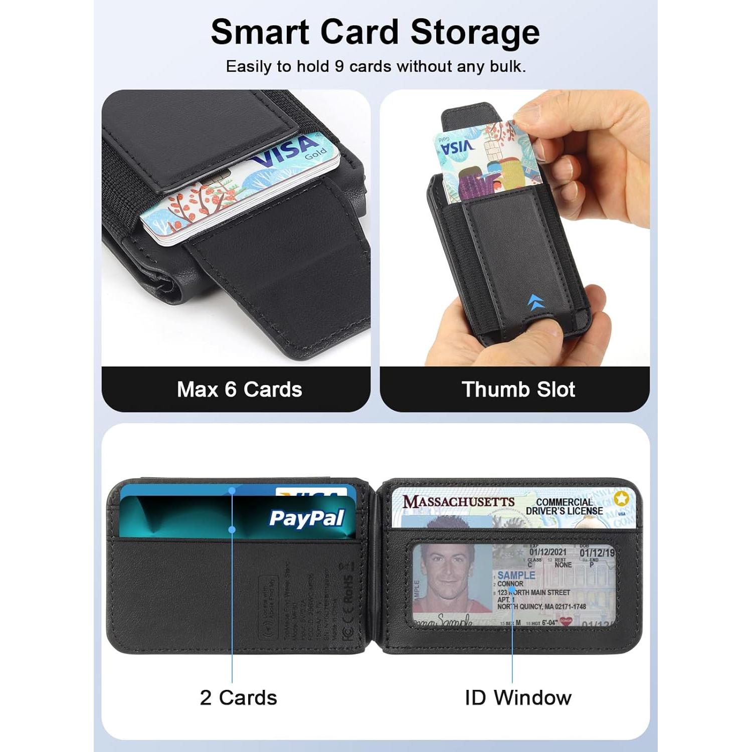 Cartera Magnética TopMade para Magsafe - Soporte 9 Tarjetas