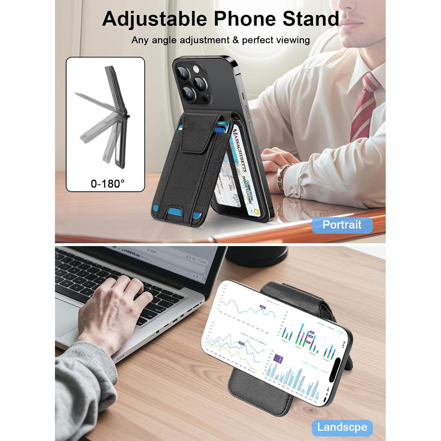 Cartera Magnética TopMade para Magsafe - Soporte 9 Tarjetas