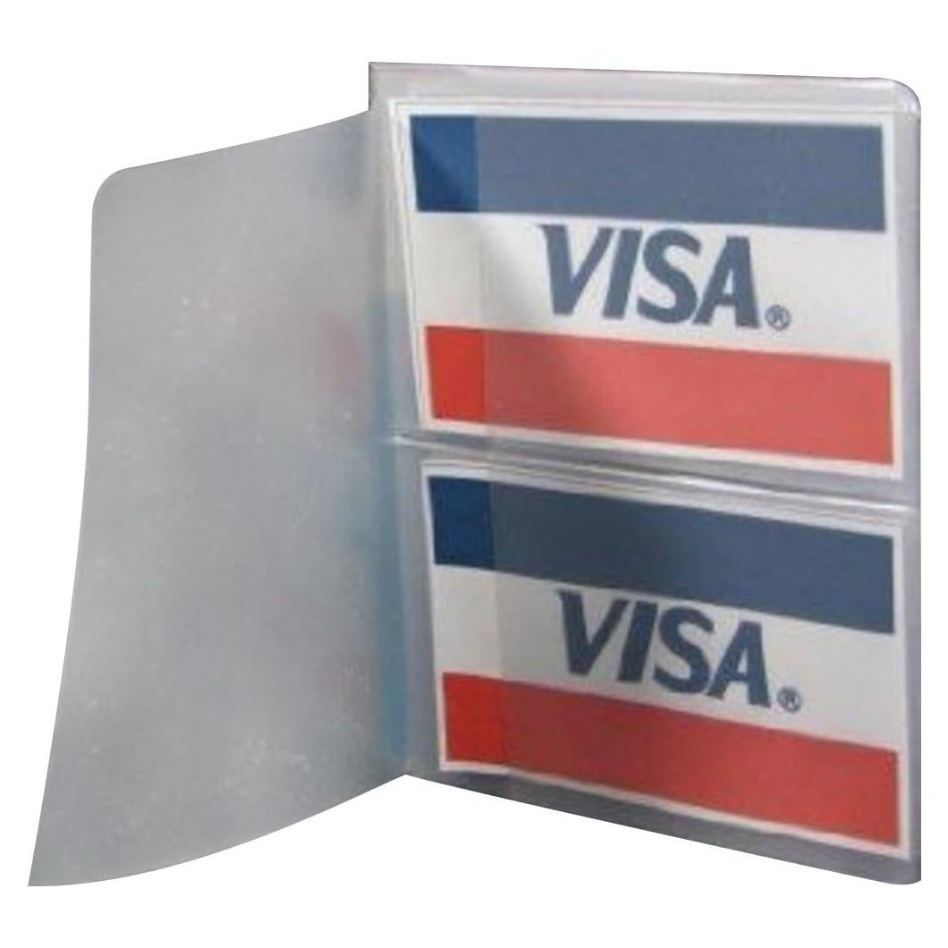 Insertos de Plástico para Cartera Marshal - 6 Páginas, 24 Tarjetas