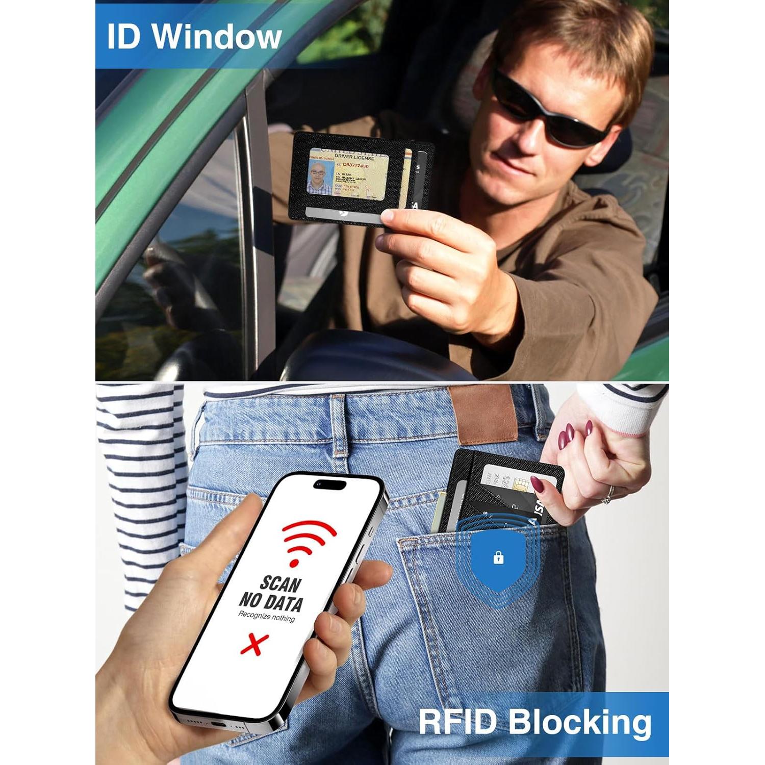 Billetera Minimalista LifeChé de Cuero Vegano con Bloqueo RFID