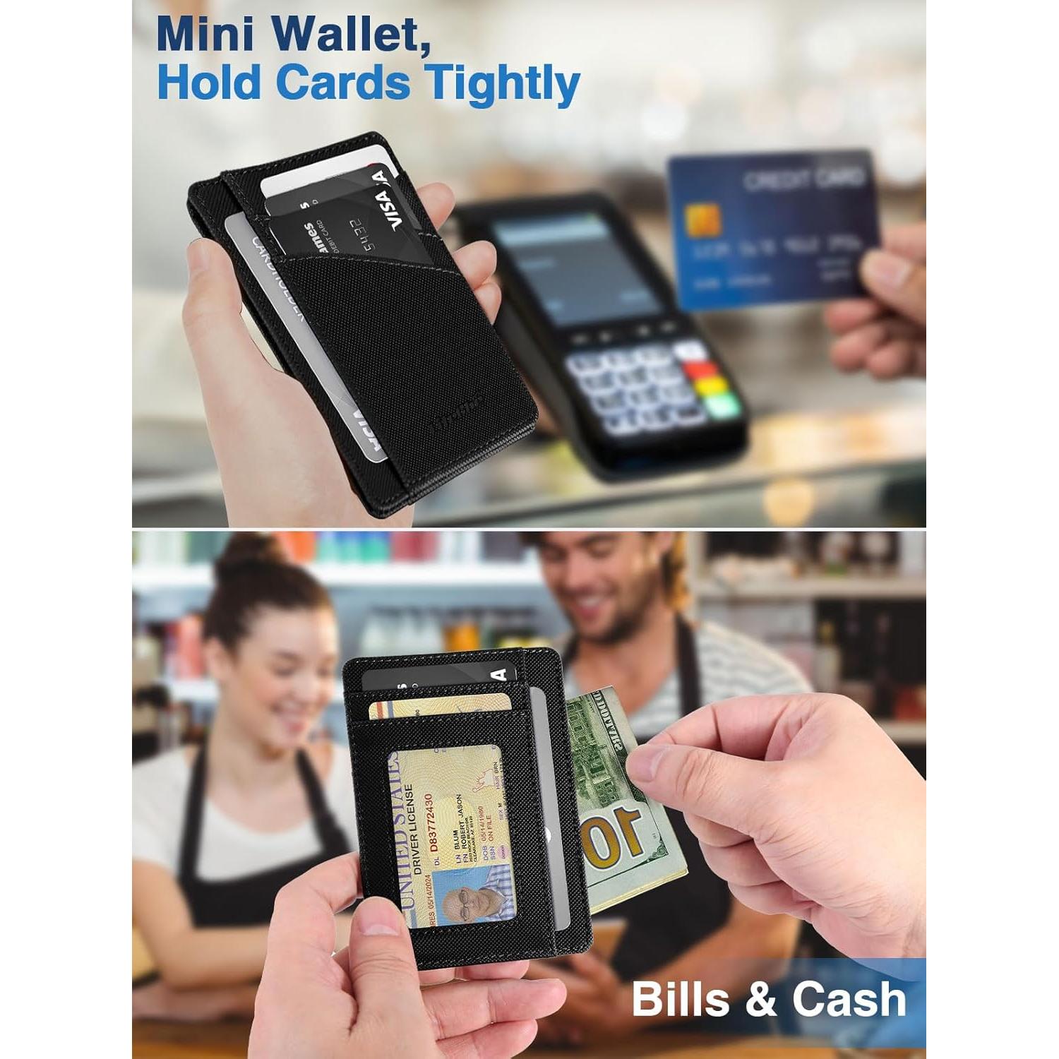 Billetera Minimalista LifeChé de Cuero Vegano con Bloqueo RFID