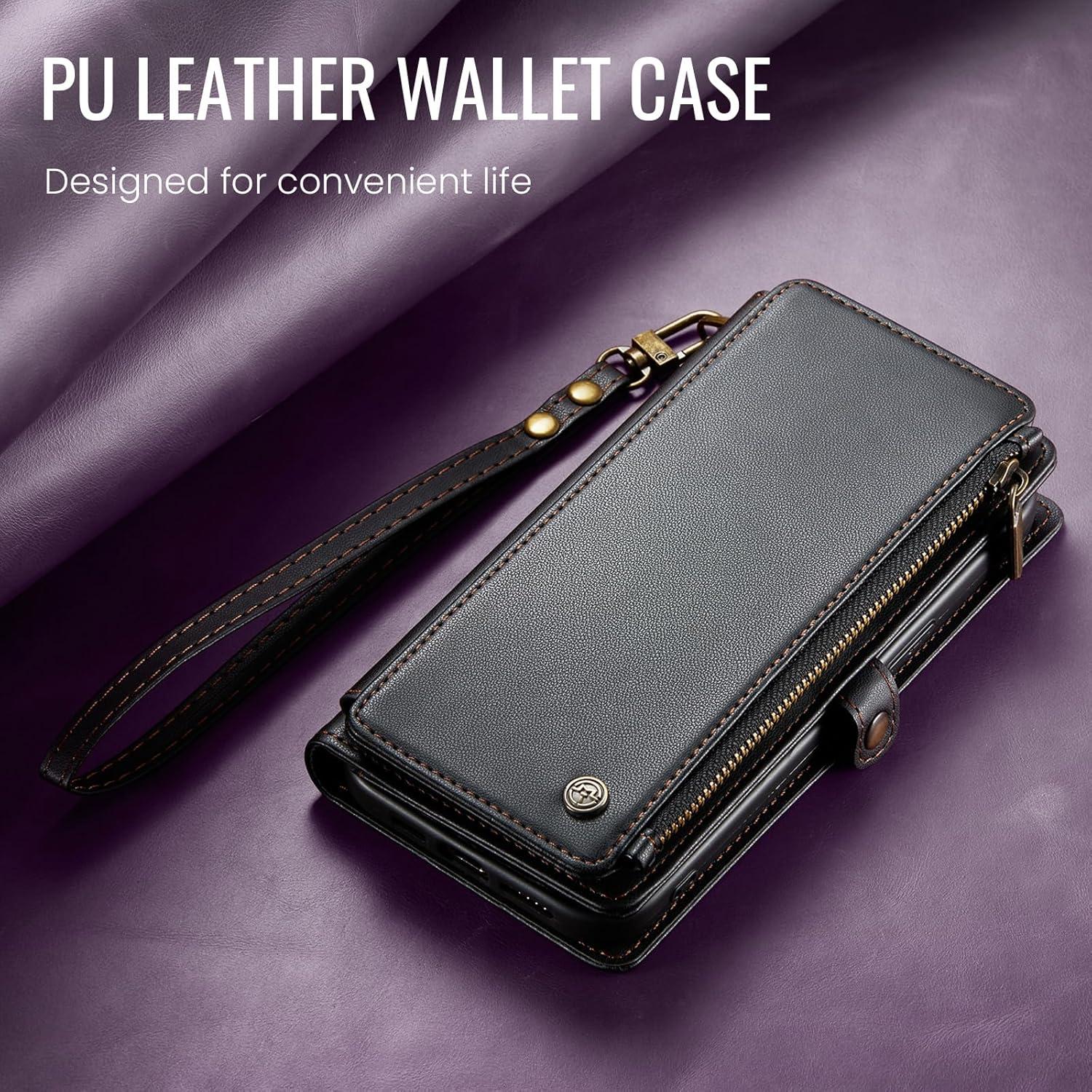 Funda Cartera Defencase para iPhone 14 Pro Max Negro RFID