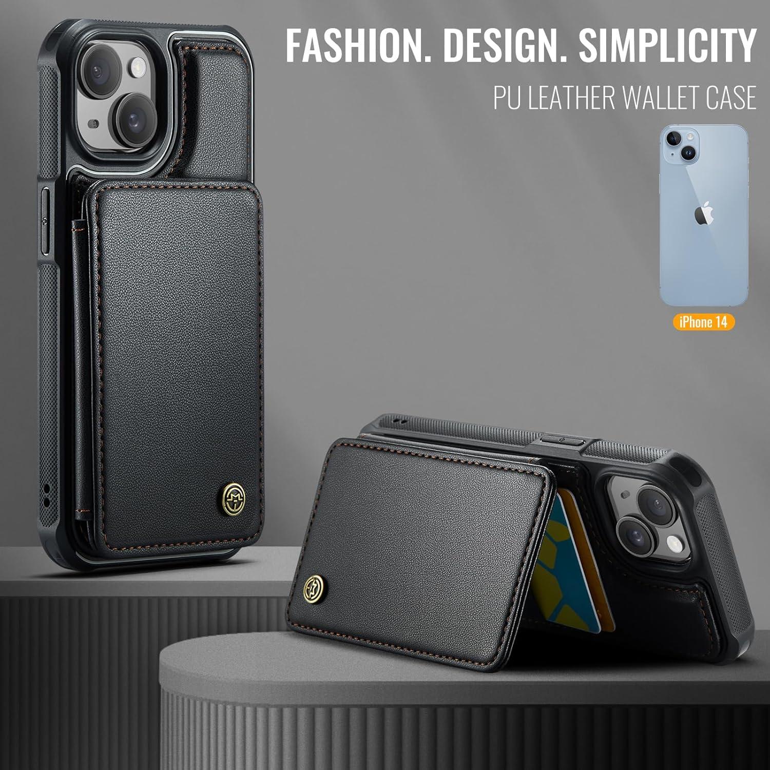 Funda de Cartera Vinich para iPhone 13 con Soporte y RFID