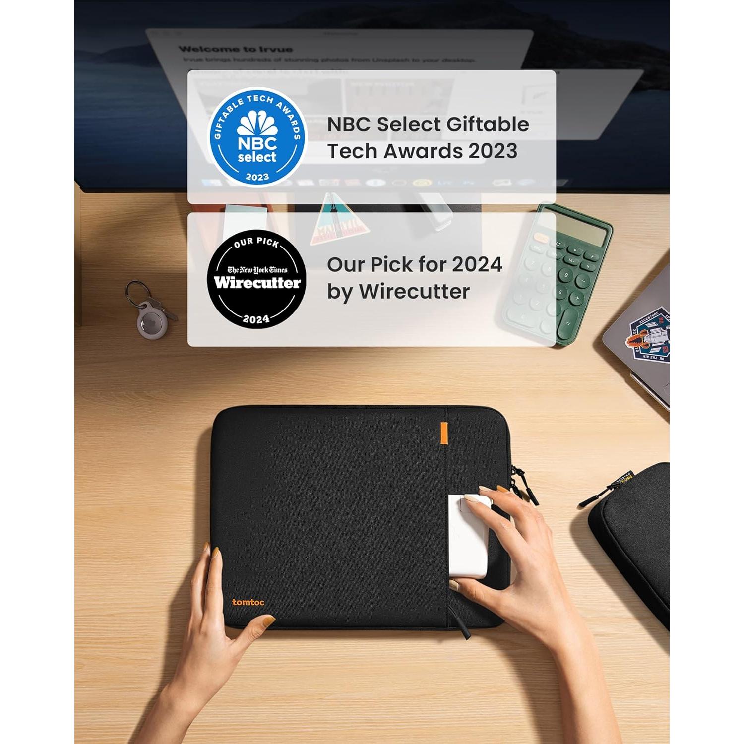 Funda Protectora tomtoc 360 para MacBook Pro 14" Negro