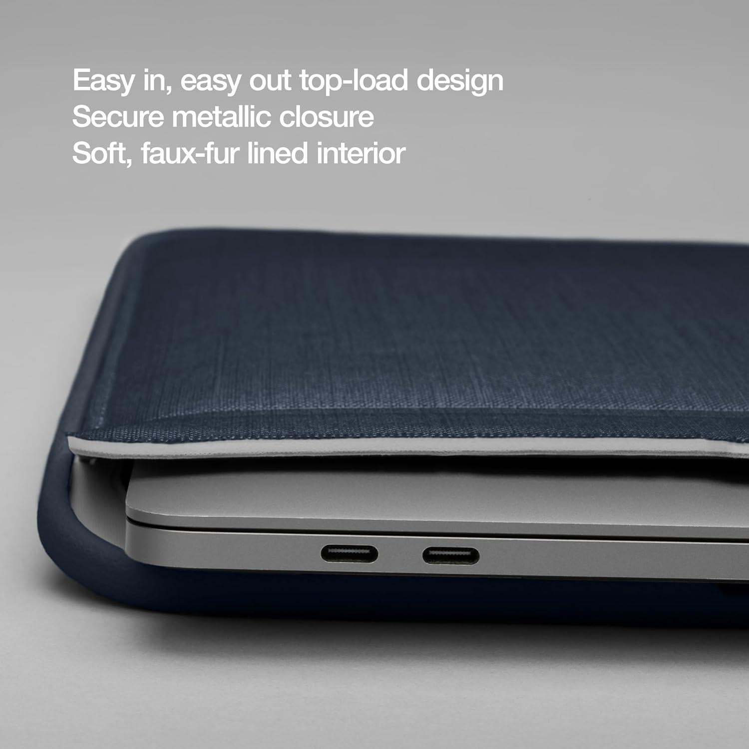 Funda Incase ICON para MacBook Pro 14" Woolenex Azul Heather