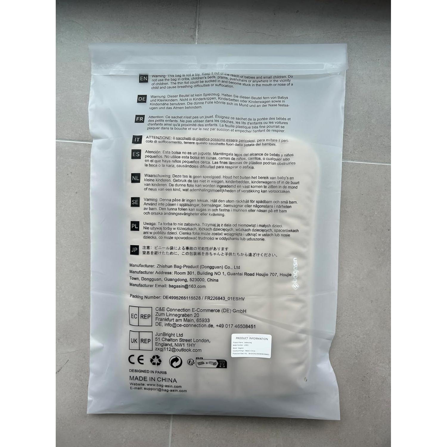 Funda Protectora para Laptop 13-13.3" Bagasin Amarillo