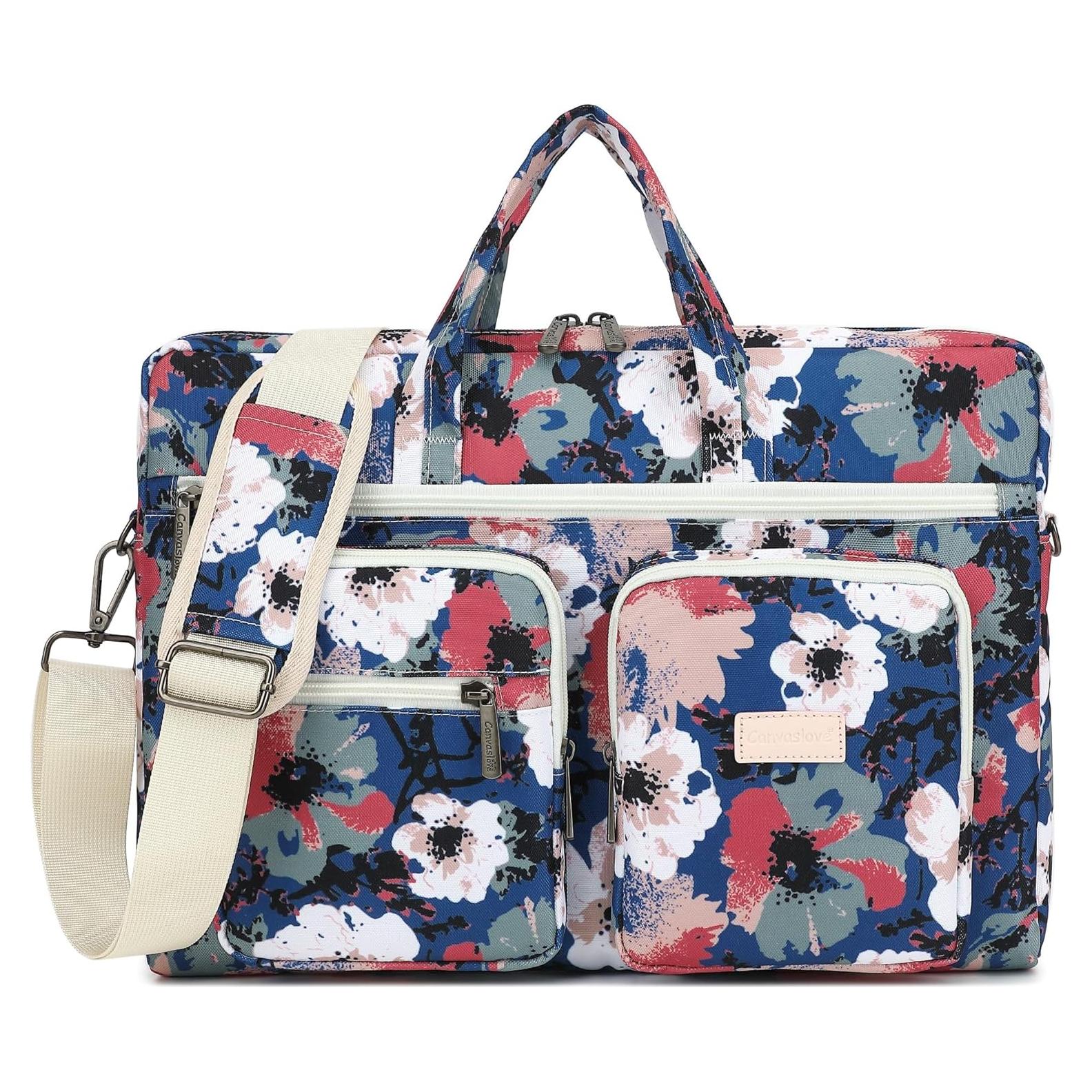 Funda para Laptop Canvaslove 15.6" a 16" Camelia con Bolsillos