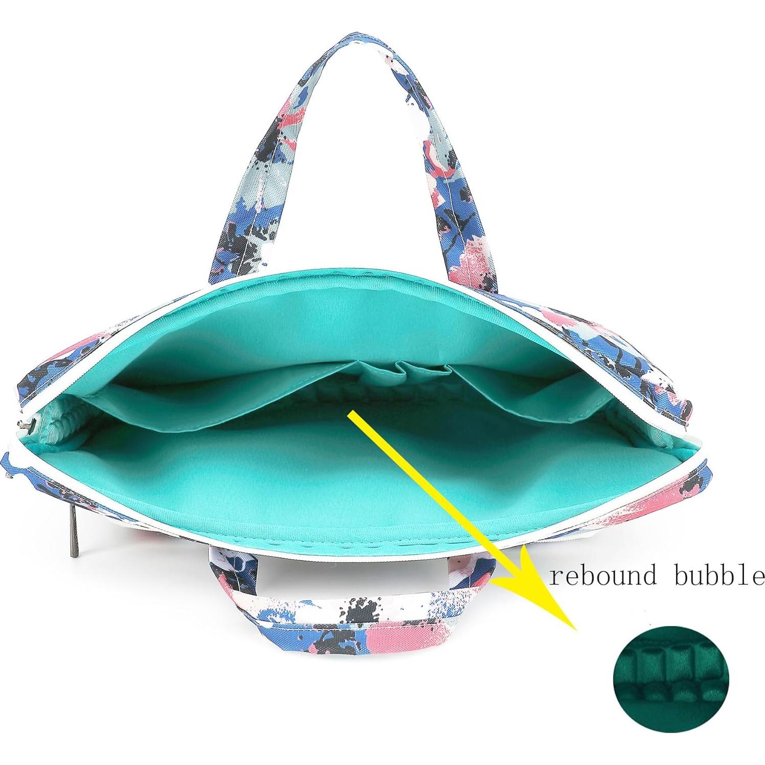 Funda para Laptop Canvaslove 15.6" a 16" Camelia con Bolsillos