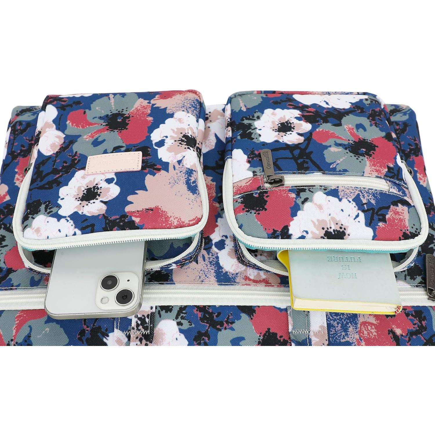 Funda para Laptop Canvaslove 15.6" a 16" Camelia con Bolsillos