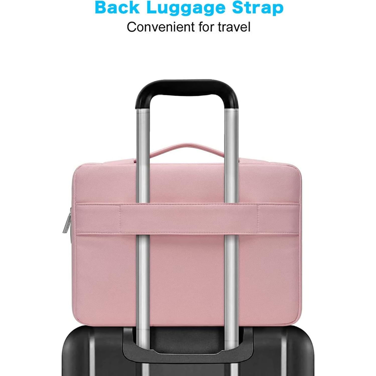 Funda Protectora MOSISO 360 Rosa para Laptop 15-16"