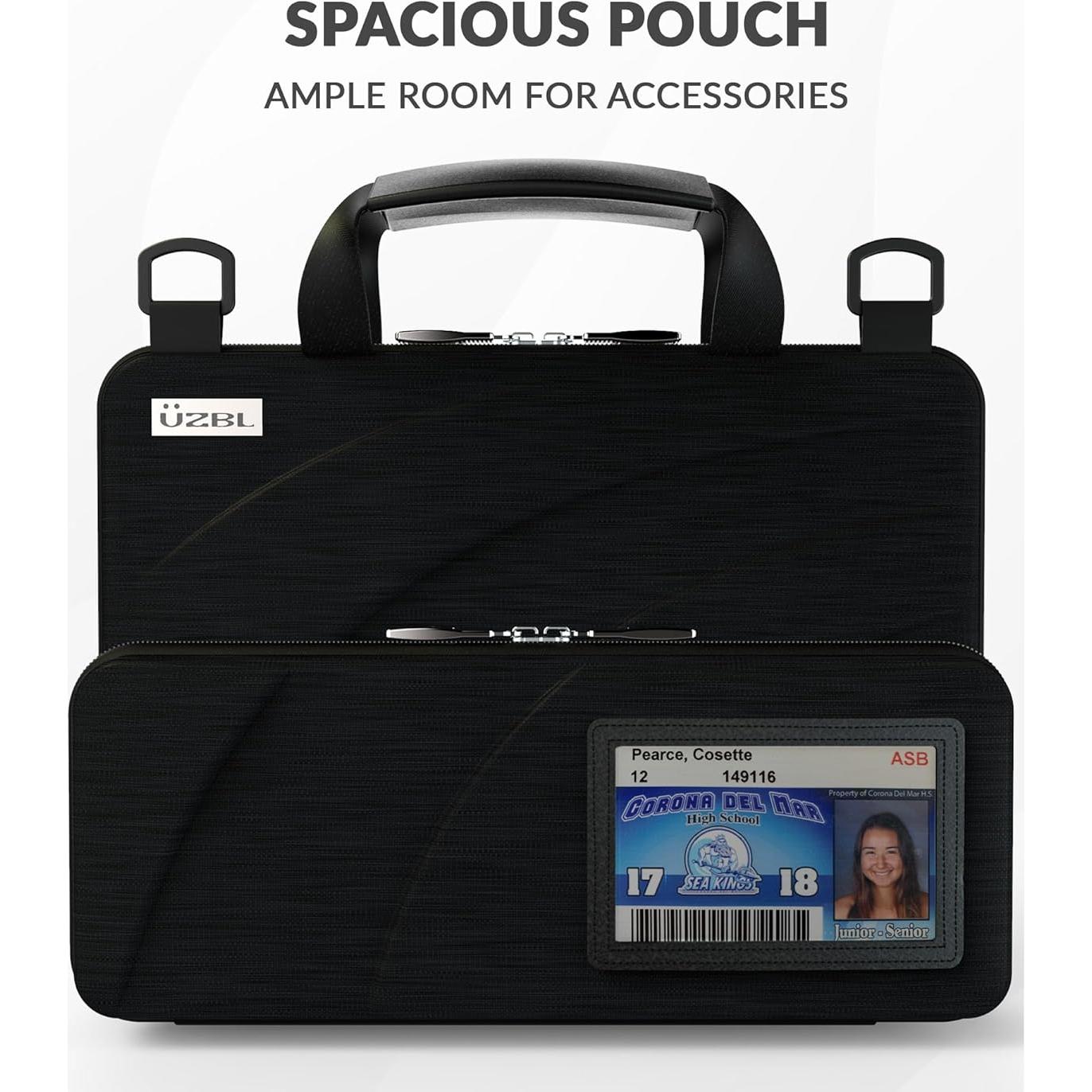 Funda Siempre Encendida UZBL para Chromebook 13-14" Negra