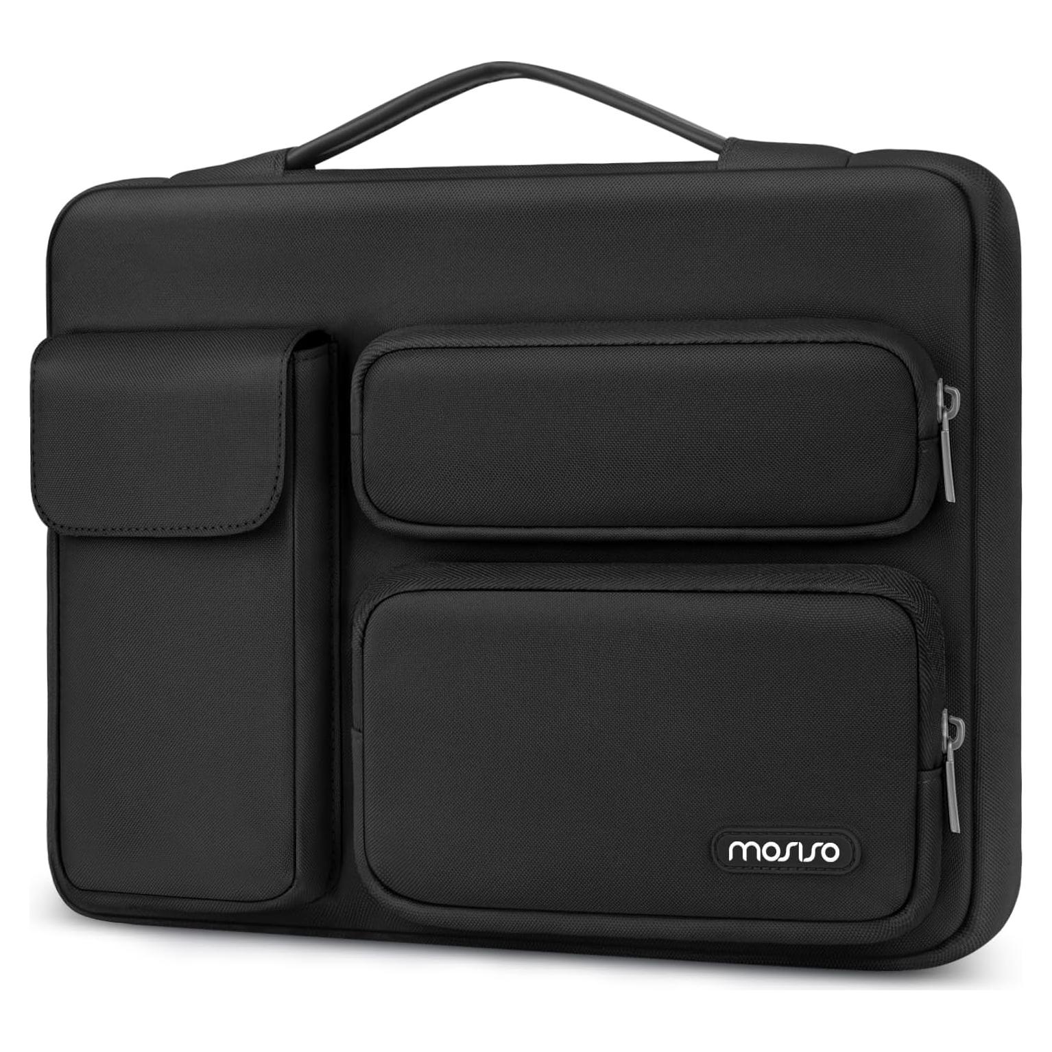 Funda Protectora para Laptop 13.3" MOSISO Negra con 3 Bolsillos