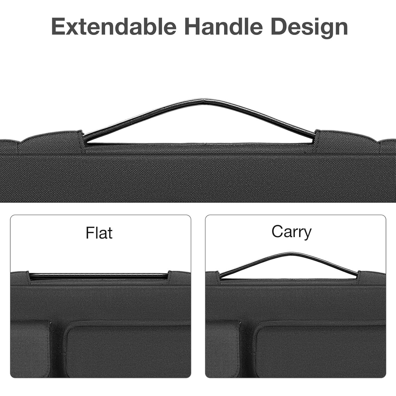 Funda Protectora para Laptop 13.3" MOSISO Negra con 3 Bolsillos