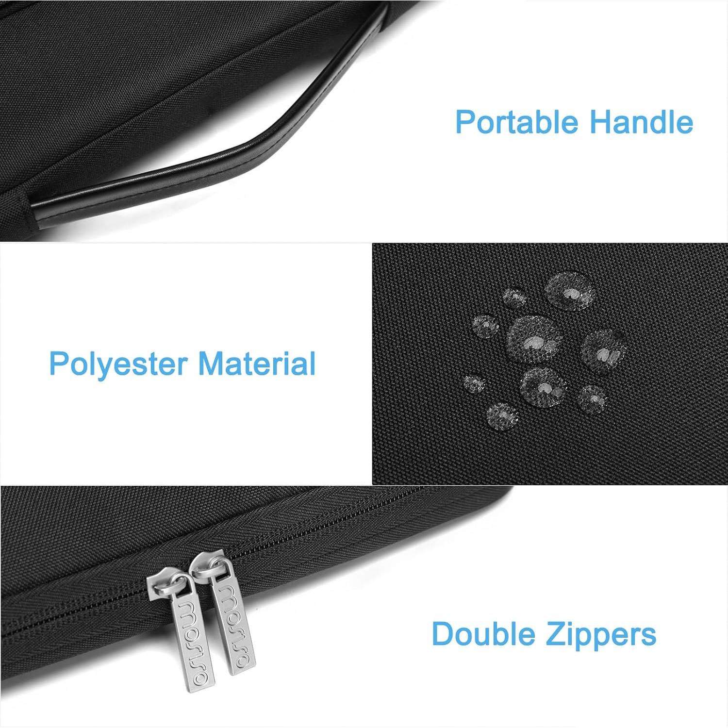 Funda Protectora para Laptop 13.3" MOSISO Negra con 3 Bolsillos