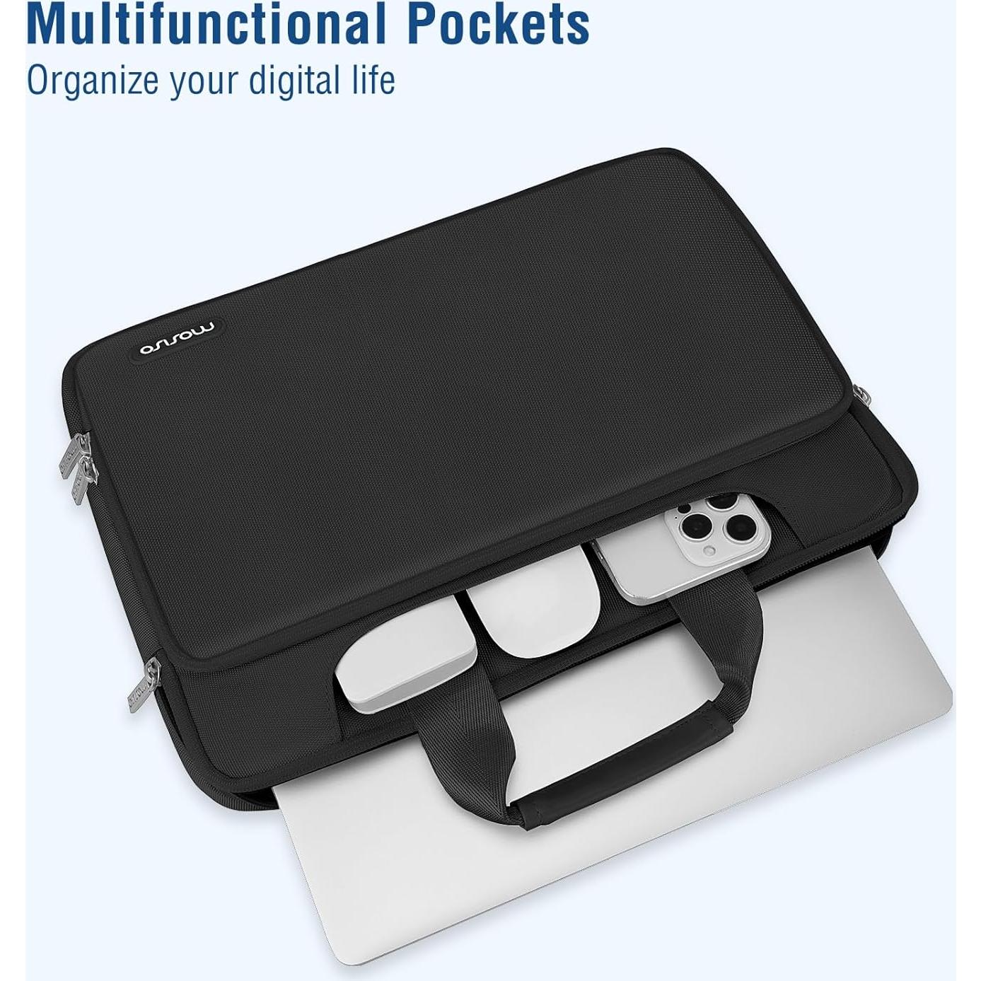 Funda Protectora 360 Mosiso para MacBook Pro 16" Negra