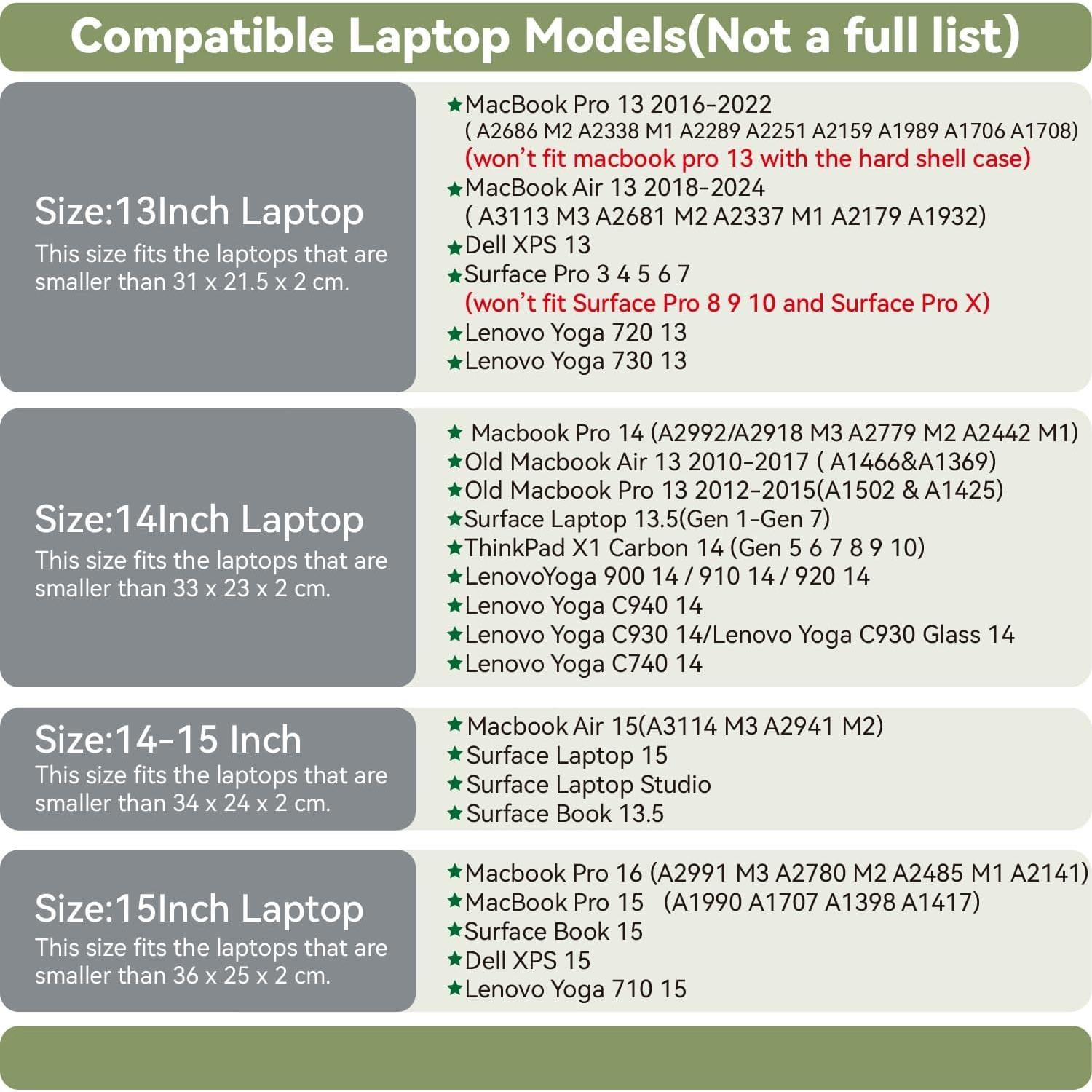 Funda para Laptop Benfan 13" Caqui con Estuche y Alfombrilla